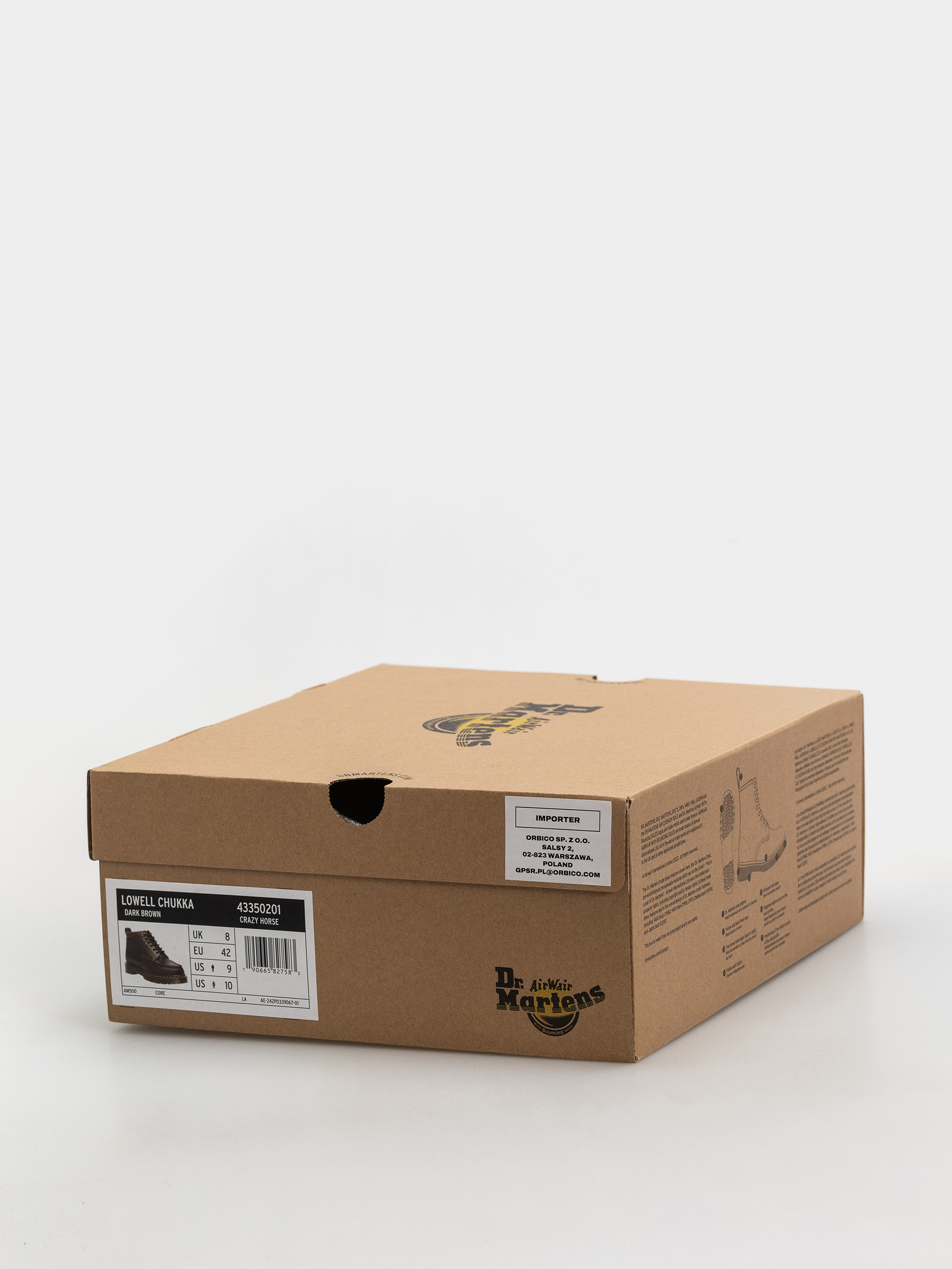 Topánky Dr. Martens Lowell Chukka (dark brown)