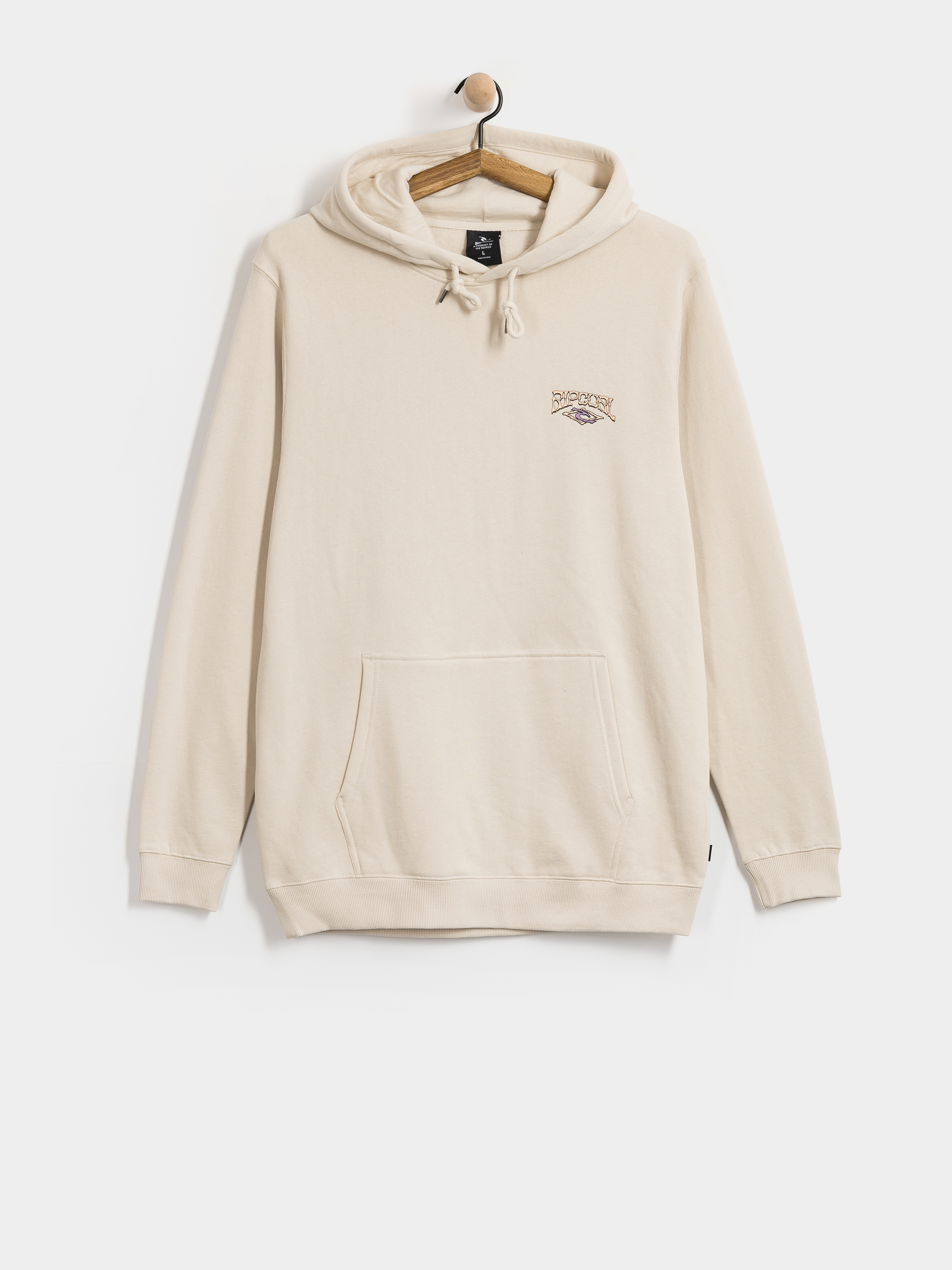 Mikina s kapucňou Rip Curl Air Shred HD (vintage white)