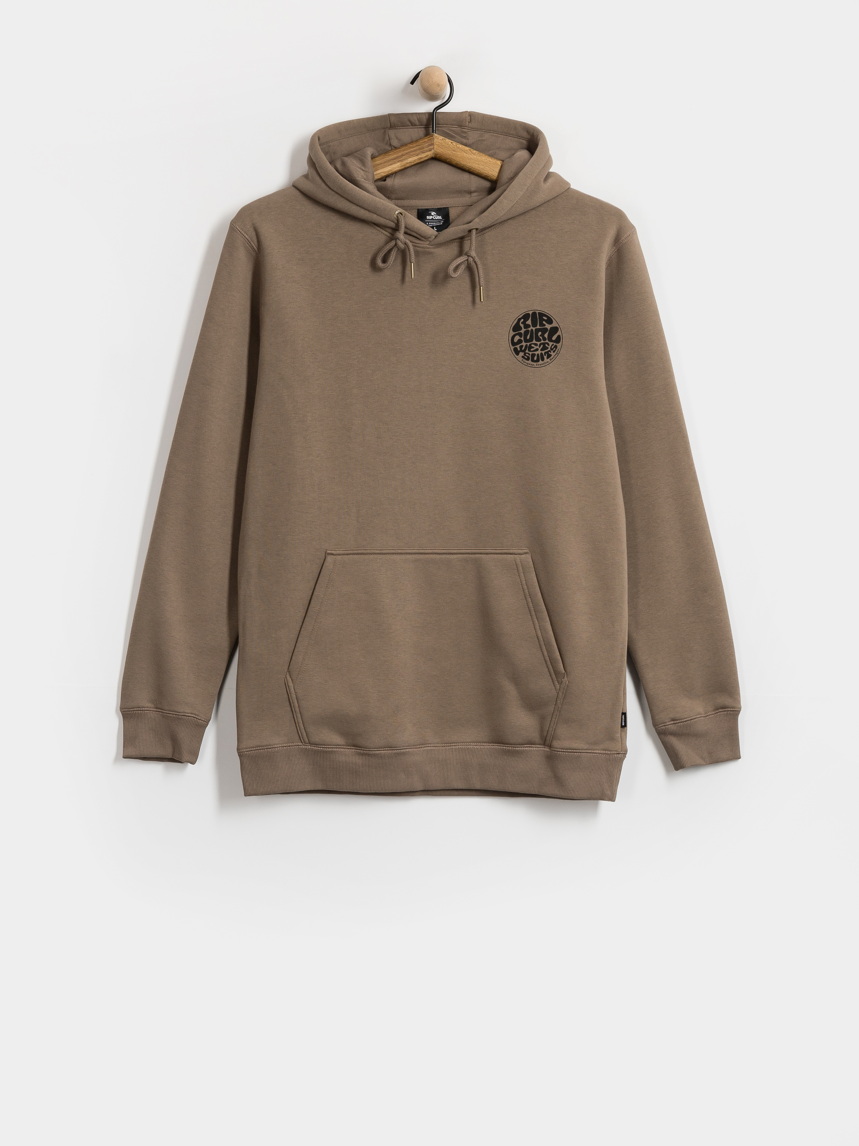 Mikina s kapucňou Rip Curl Wetsuit Icon HD (walnut)