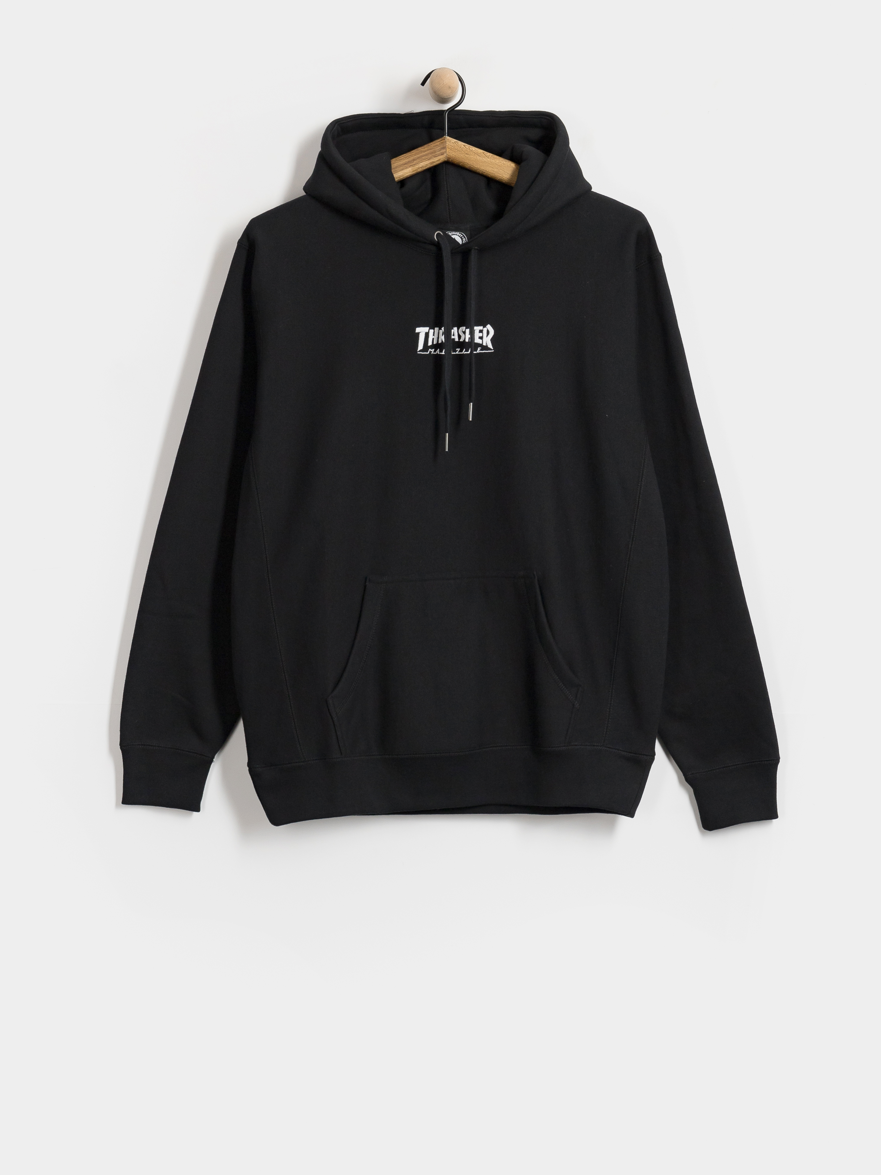 Mikina s kapucňou Thrasher Heavyweight Embroidered Mag Logo HD (black)