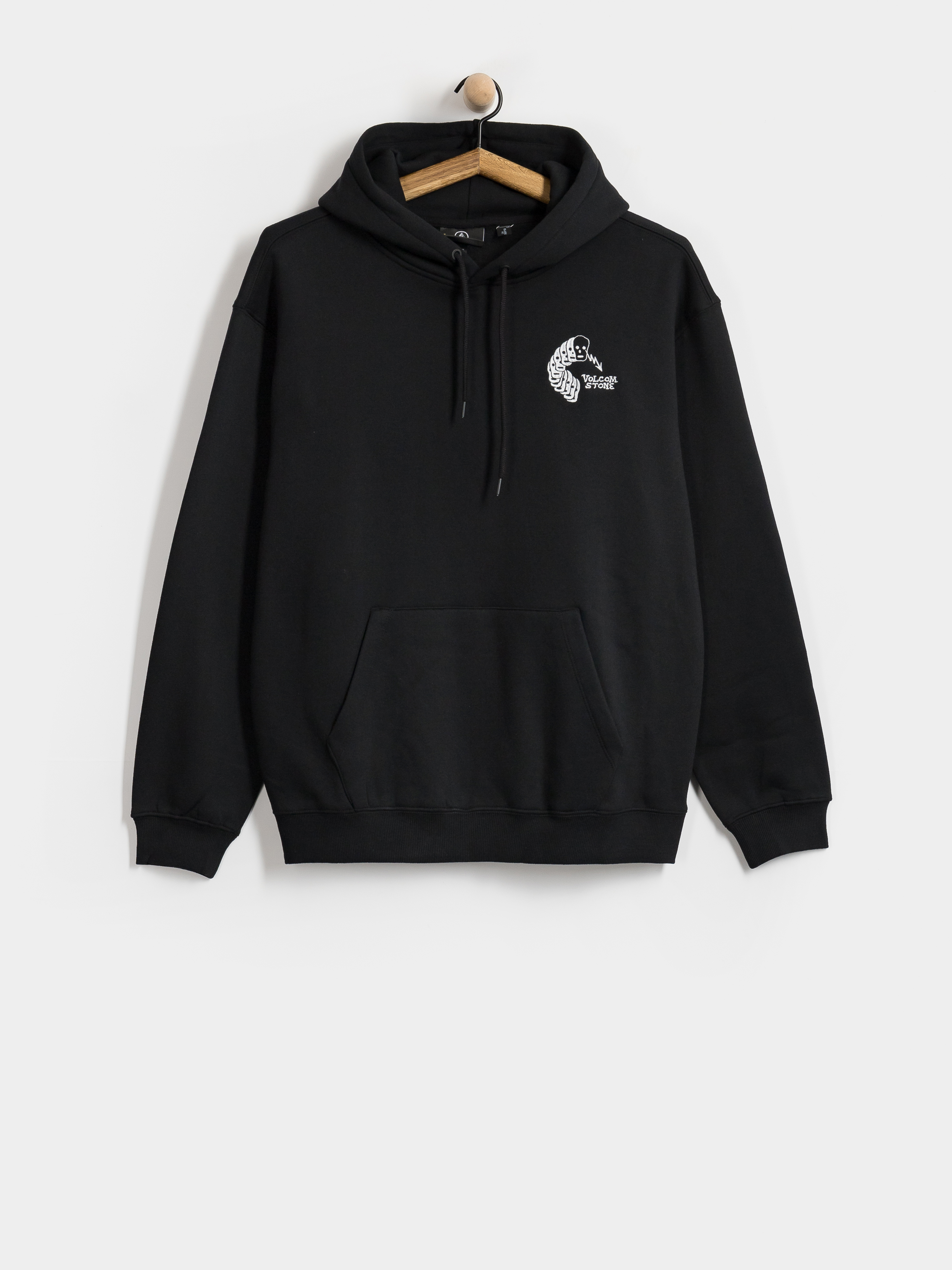 Mikina s kapucňou Volcom Noder HD (black)