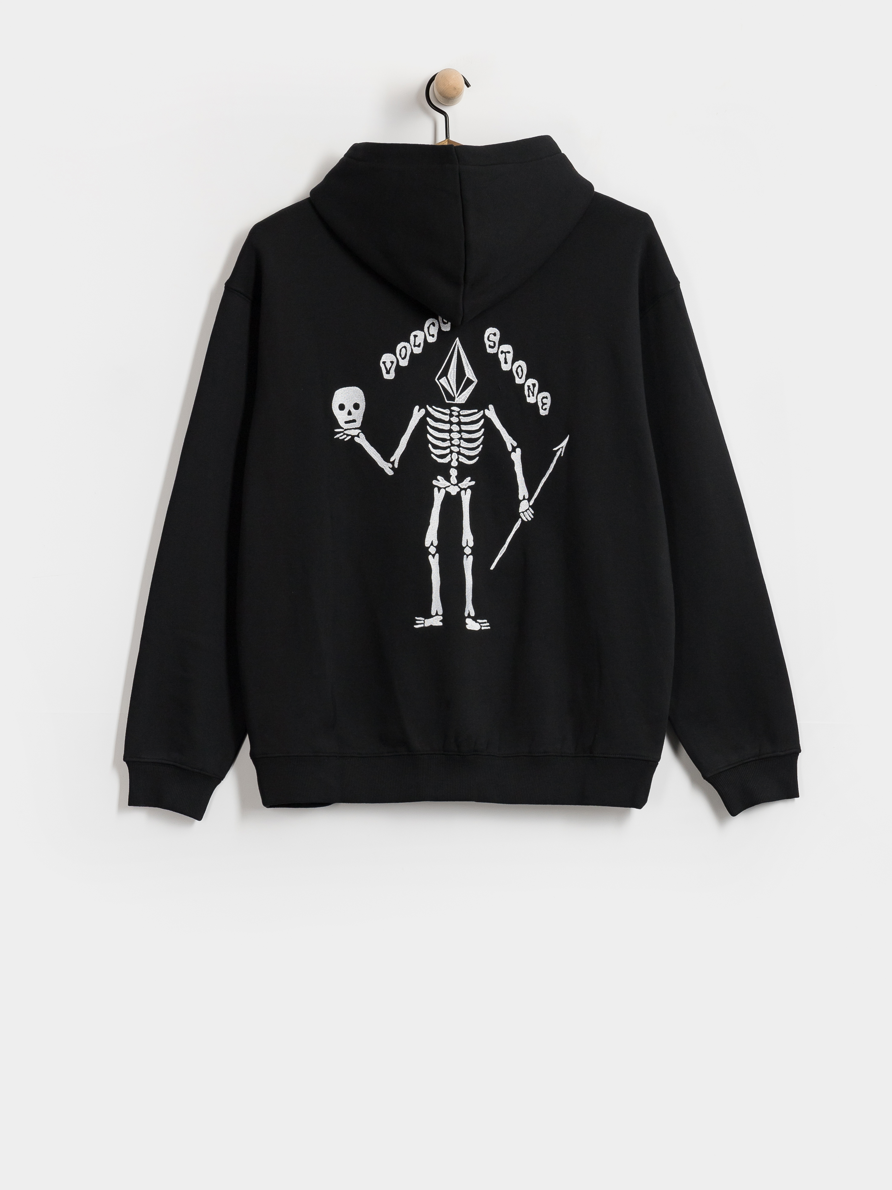 Mikina s kapucňou Volcom Noder HD (black)