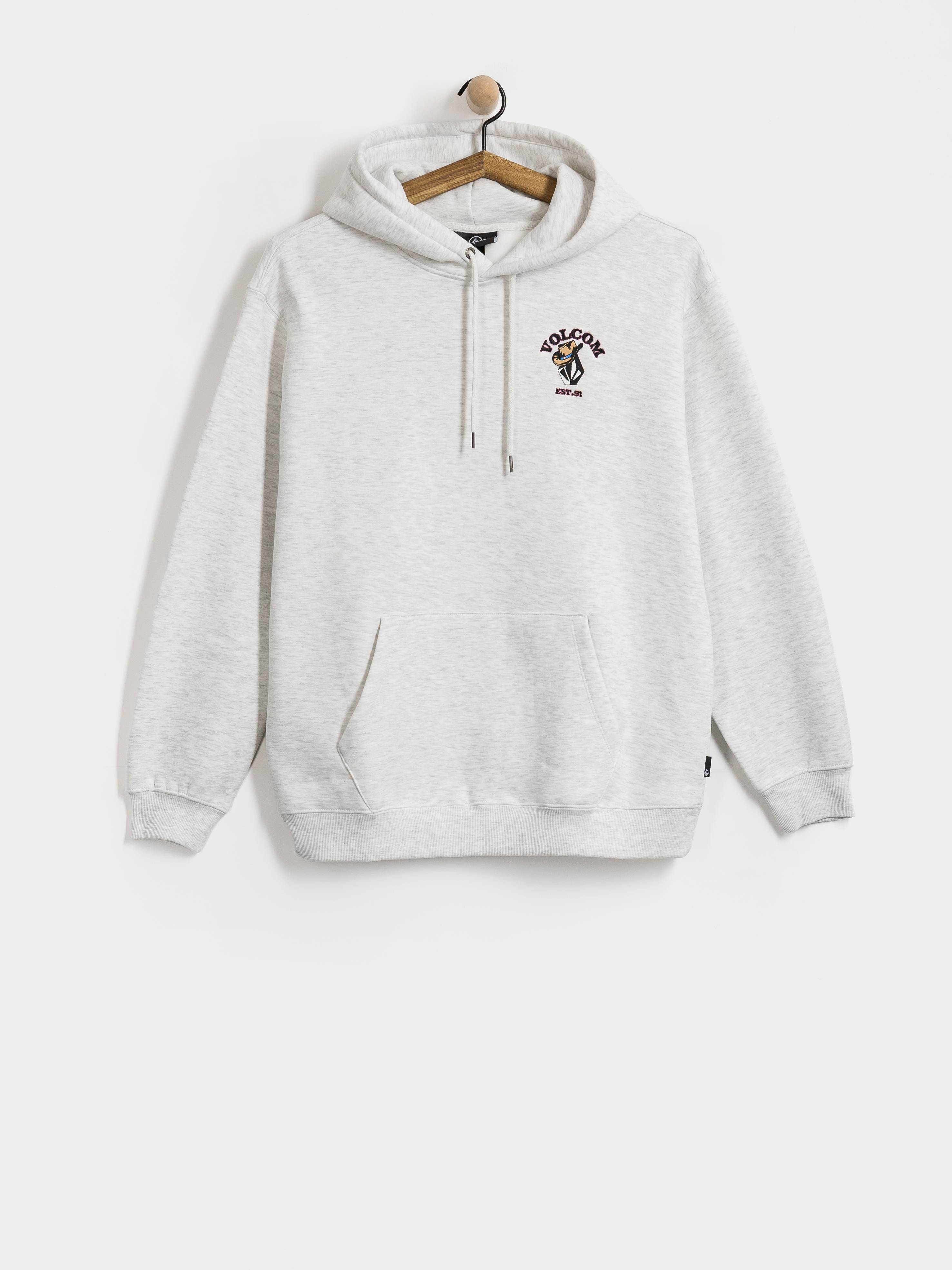 Mikina s kapucňou Volcom Noder HD (bone heather)