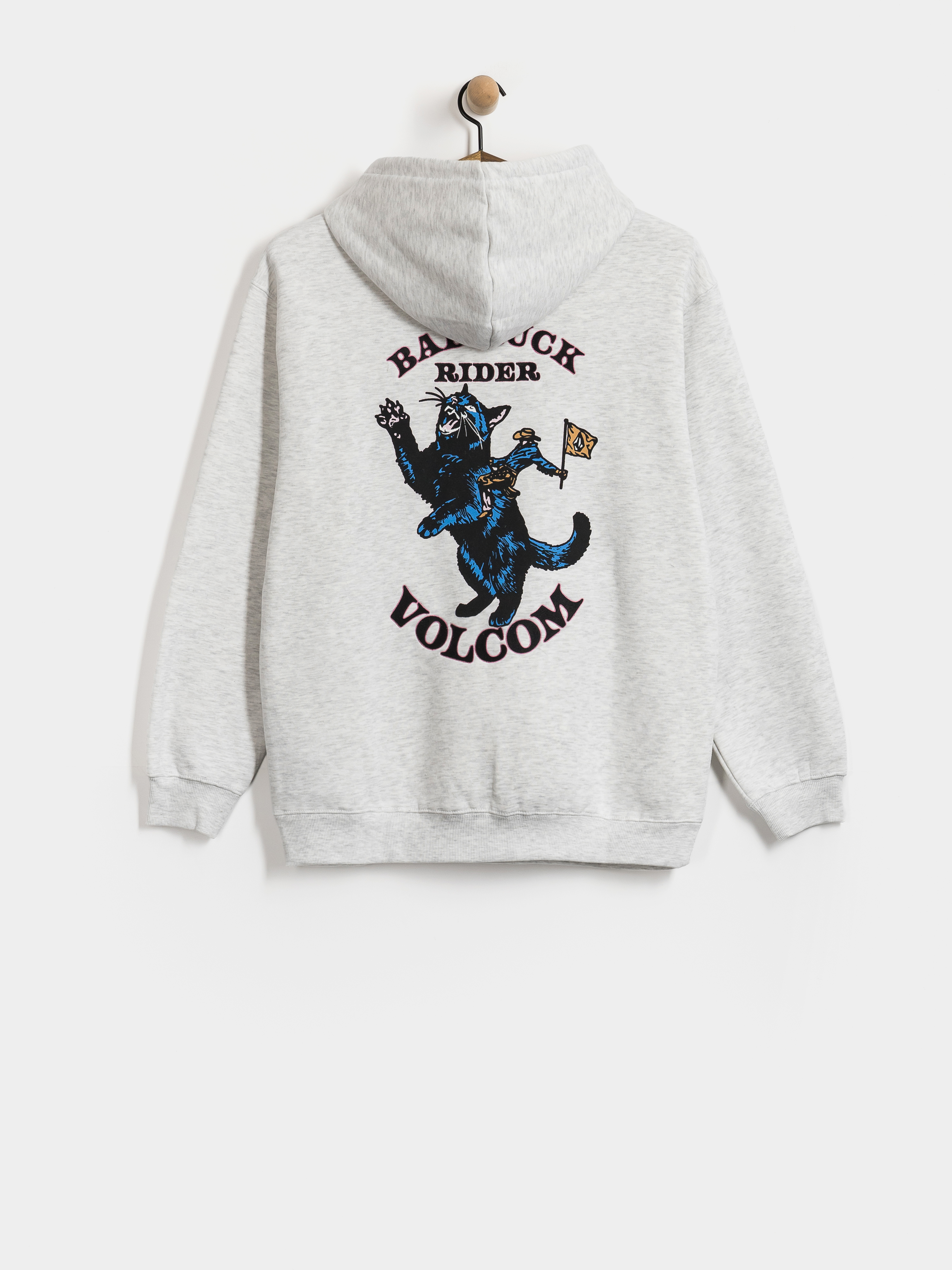 Mikina s kapucňou Volcom Noder HD (bone heather)