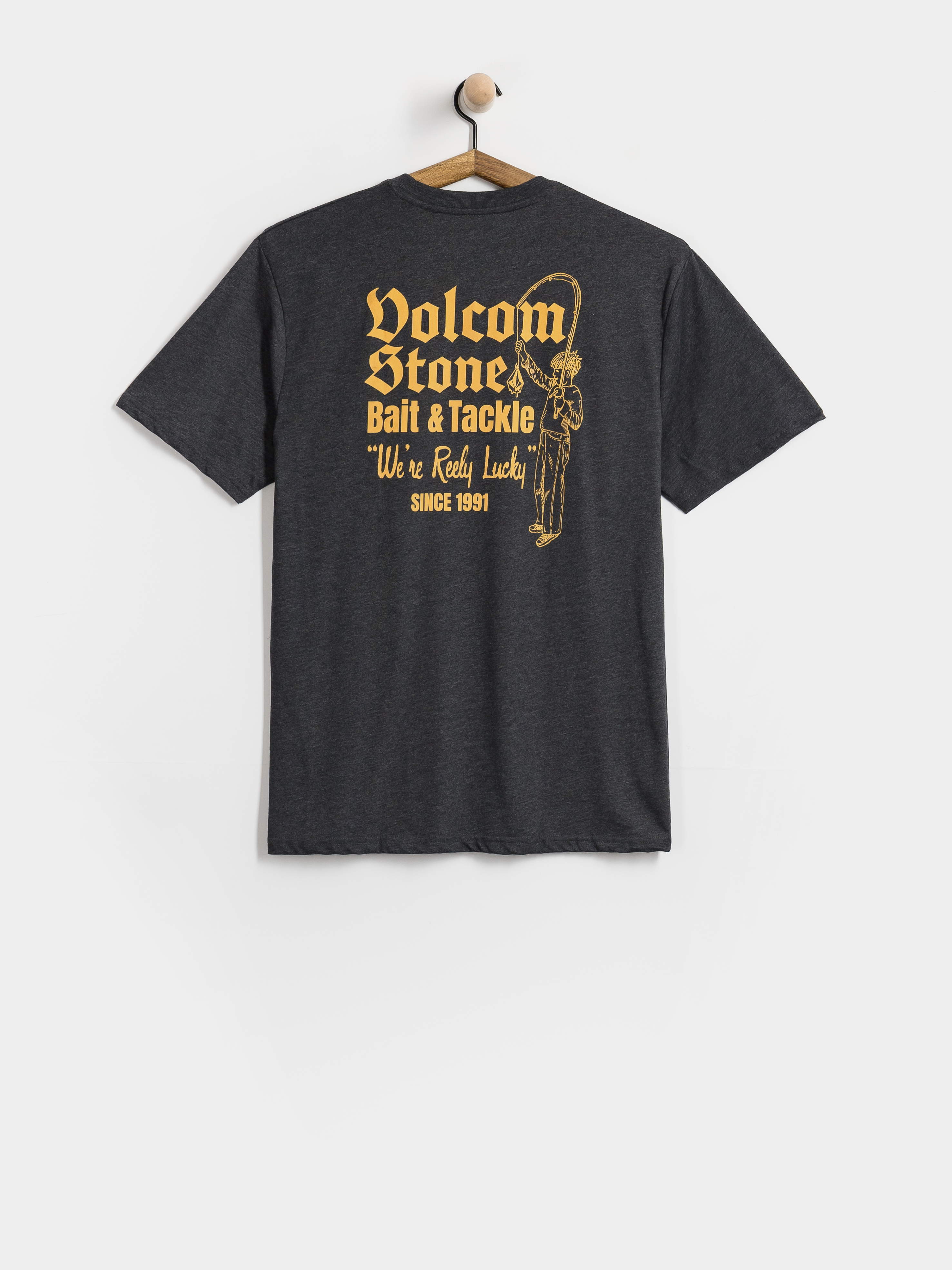 Tričko Volcom Reely Lucky Hth (heather black)
