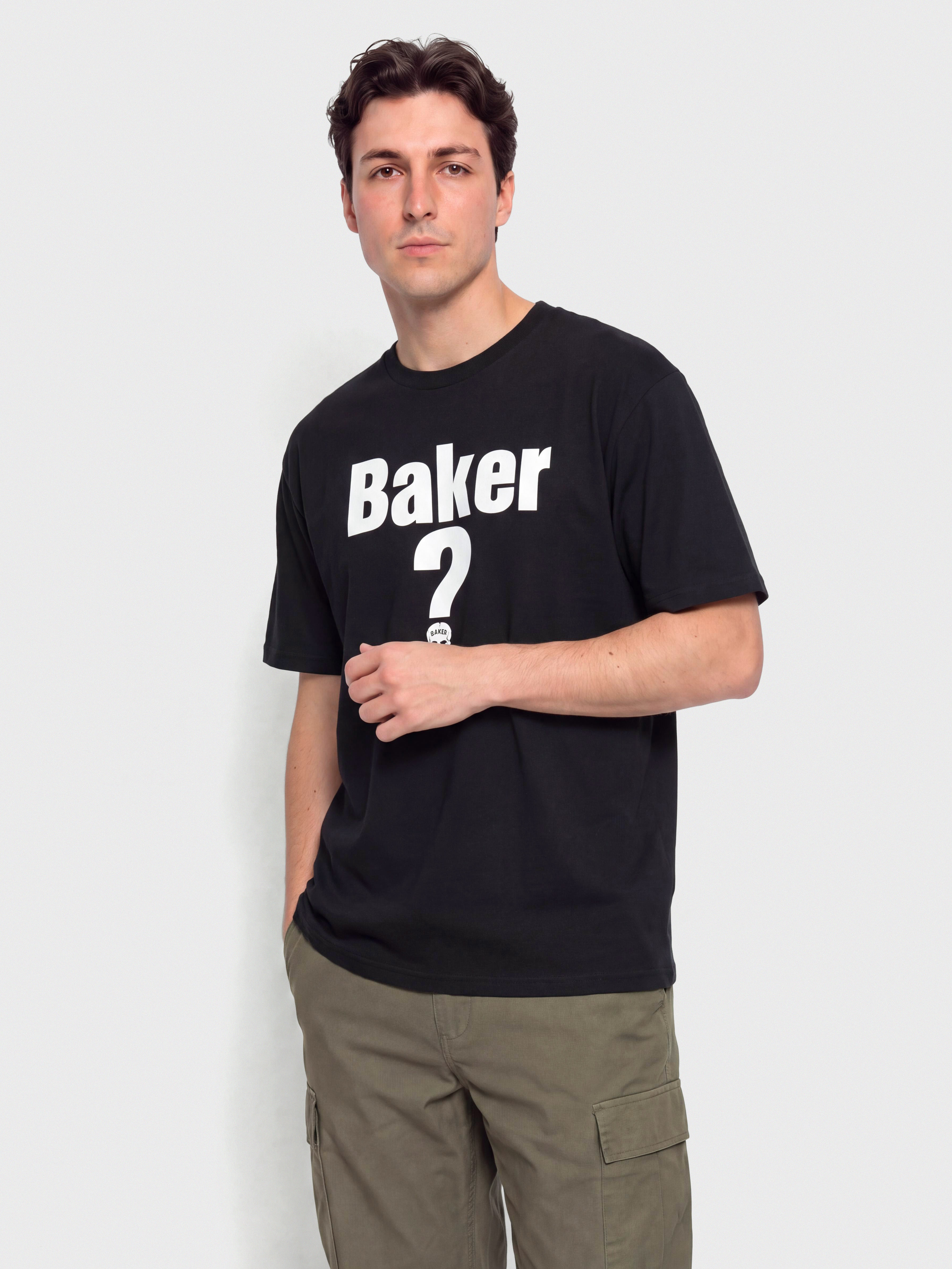 Tričko Baker 3 16 (black)