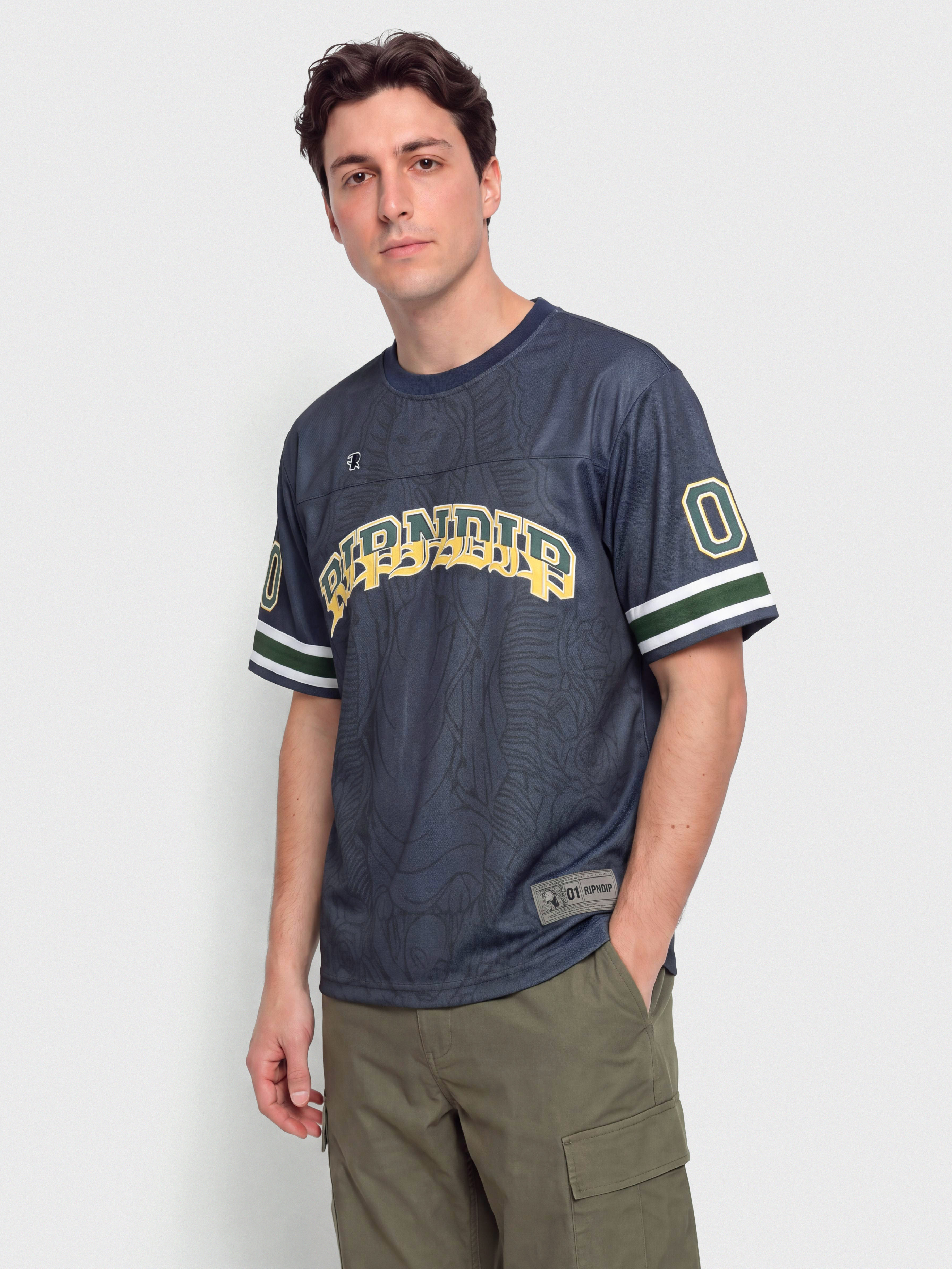 Tričko RipNDip Mother Nerm Football Jersey (navy)