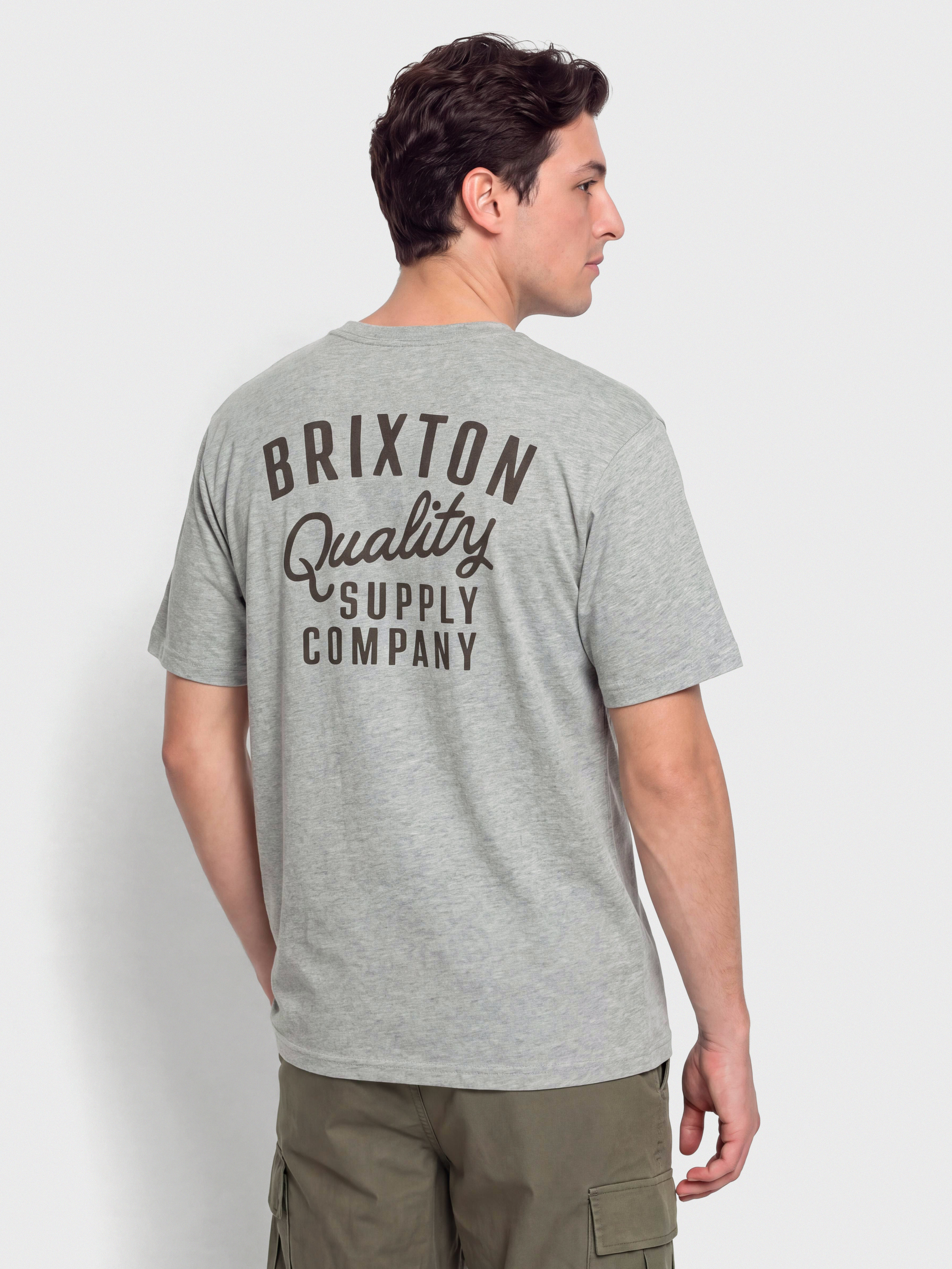 Tričko Brixton Hubal Tlrt (heather grey)