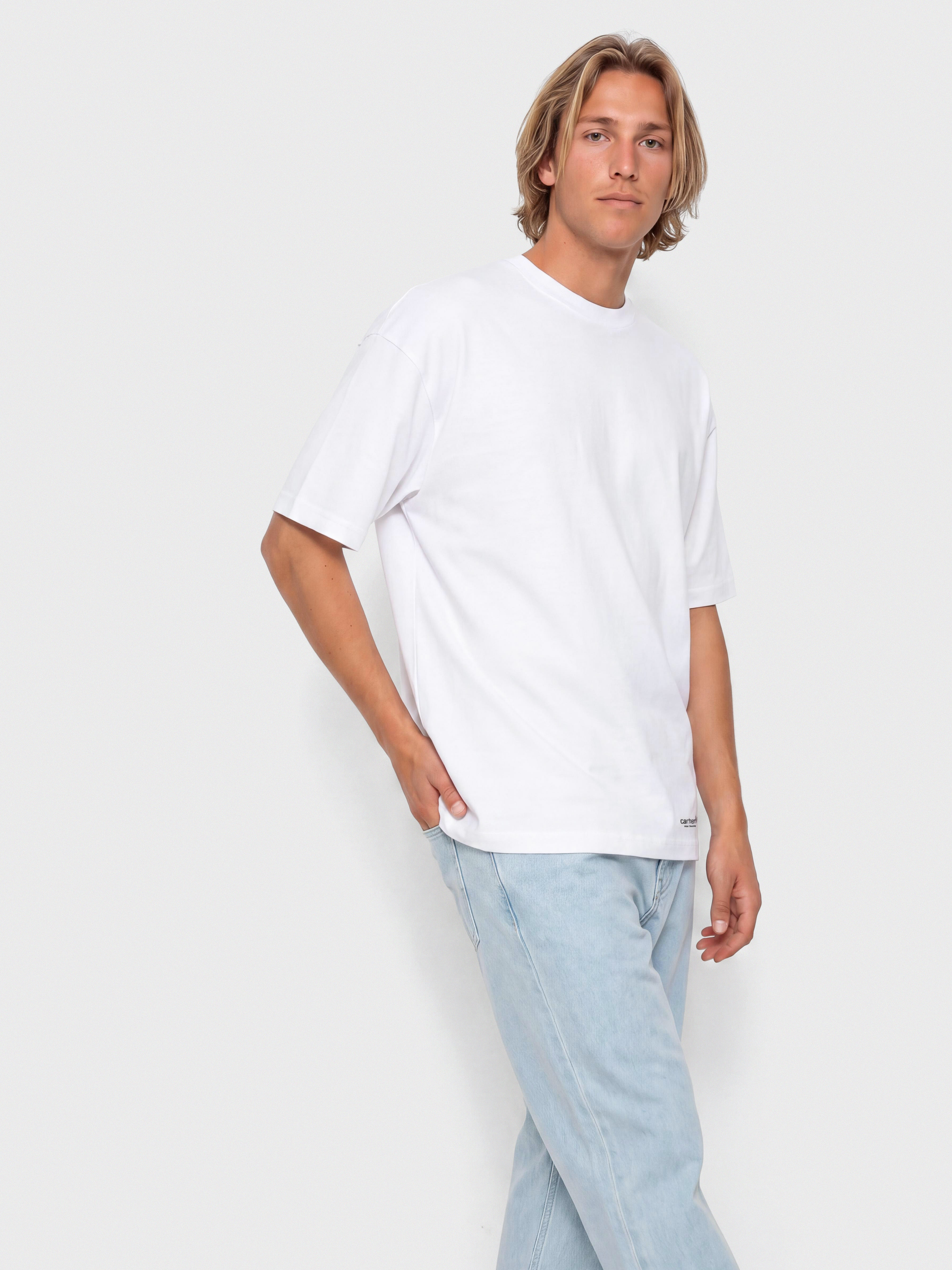 Tričko Carhartt WIP Standard 2 pack (white/white)