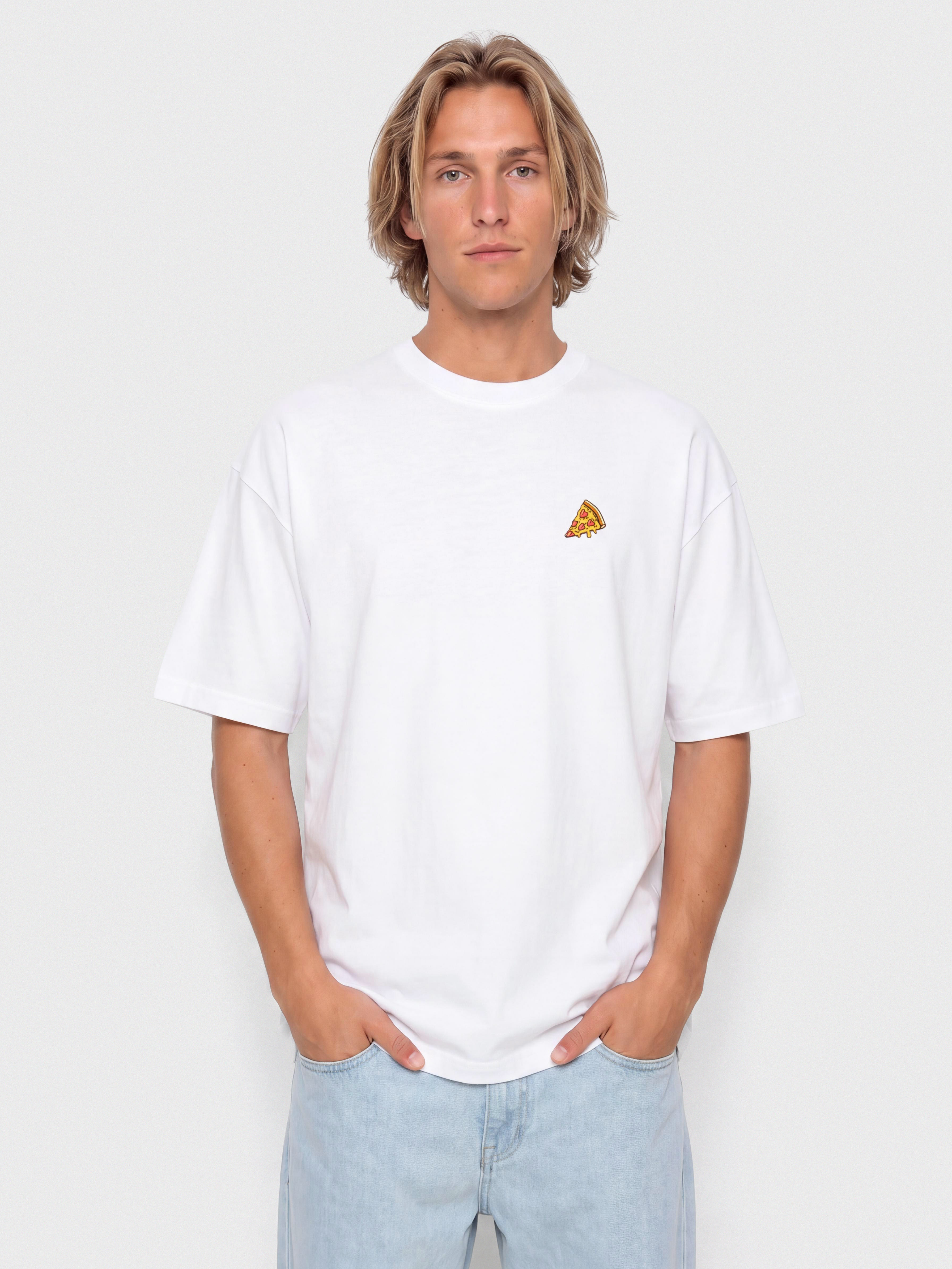 Tričko Iriedaily Pizza Slice (white)