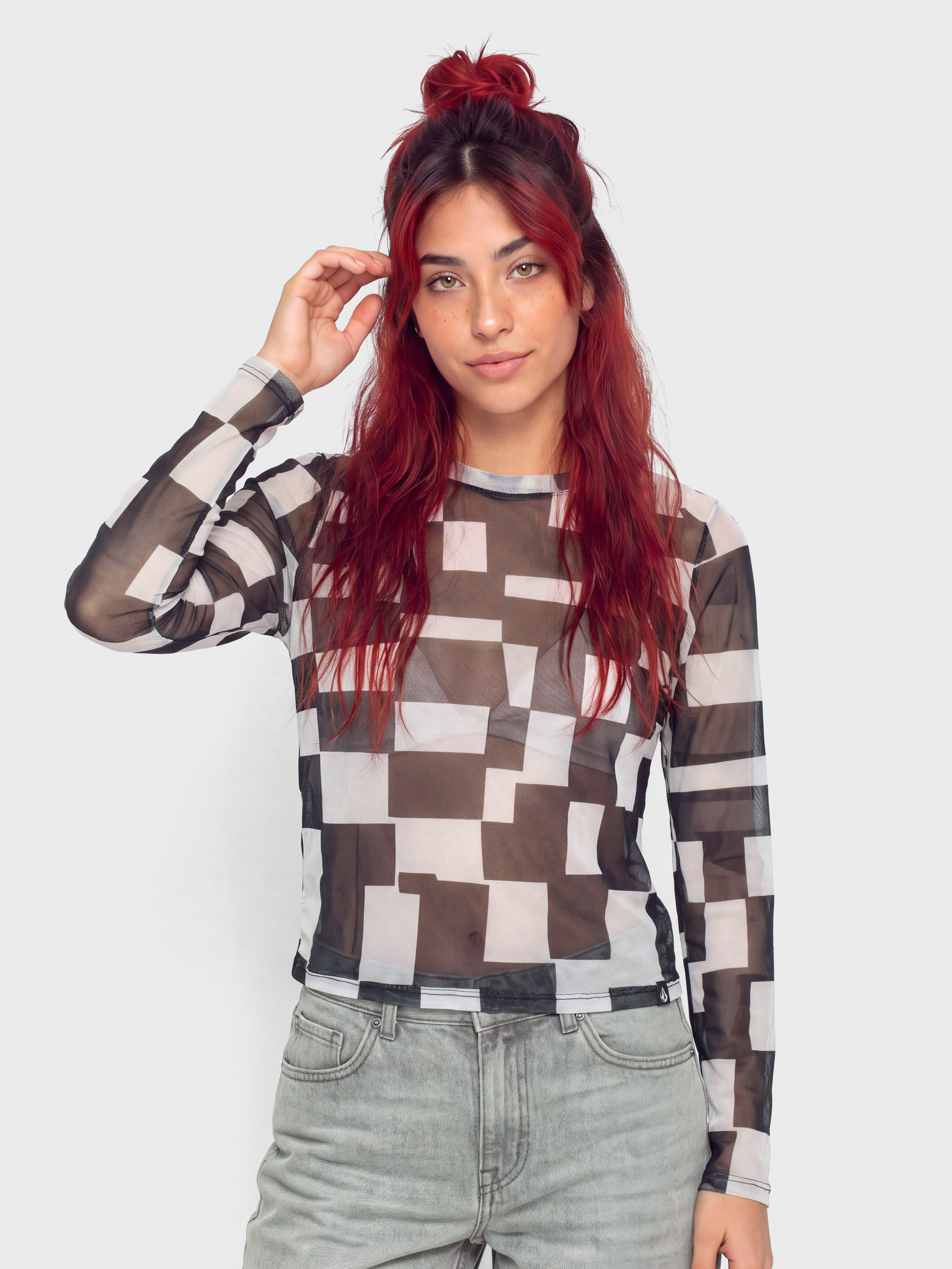 Triko Volcom Fa Carrau Mesh Wmn (white)