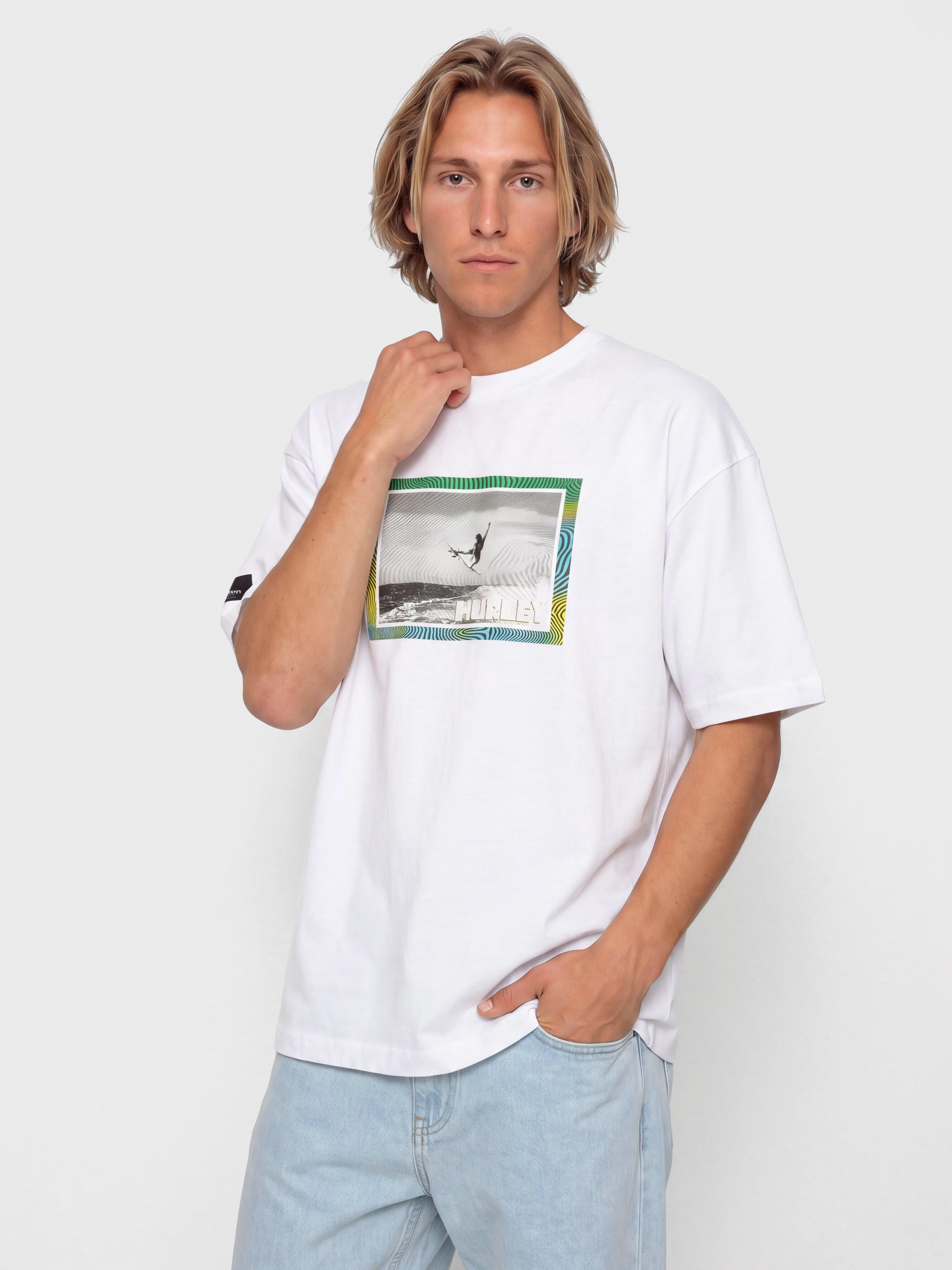 Tričko Hurley Aerial (white)