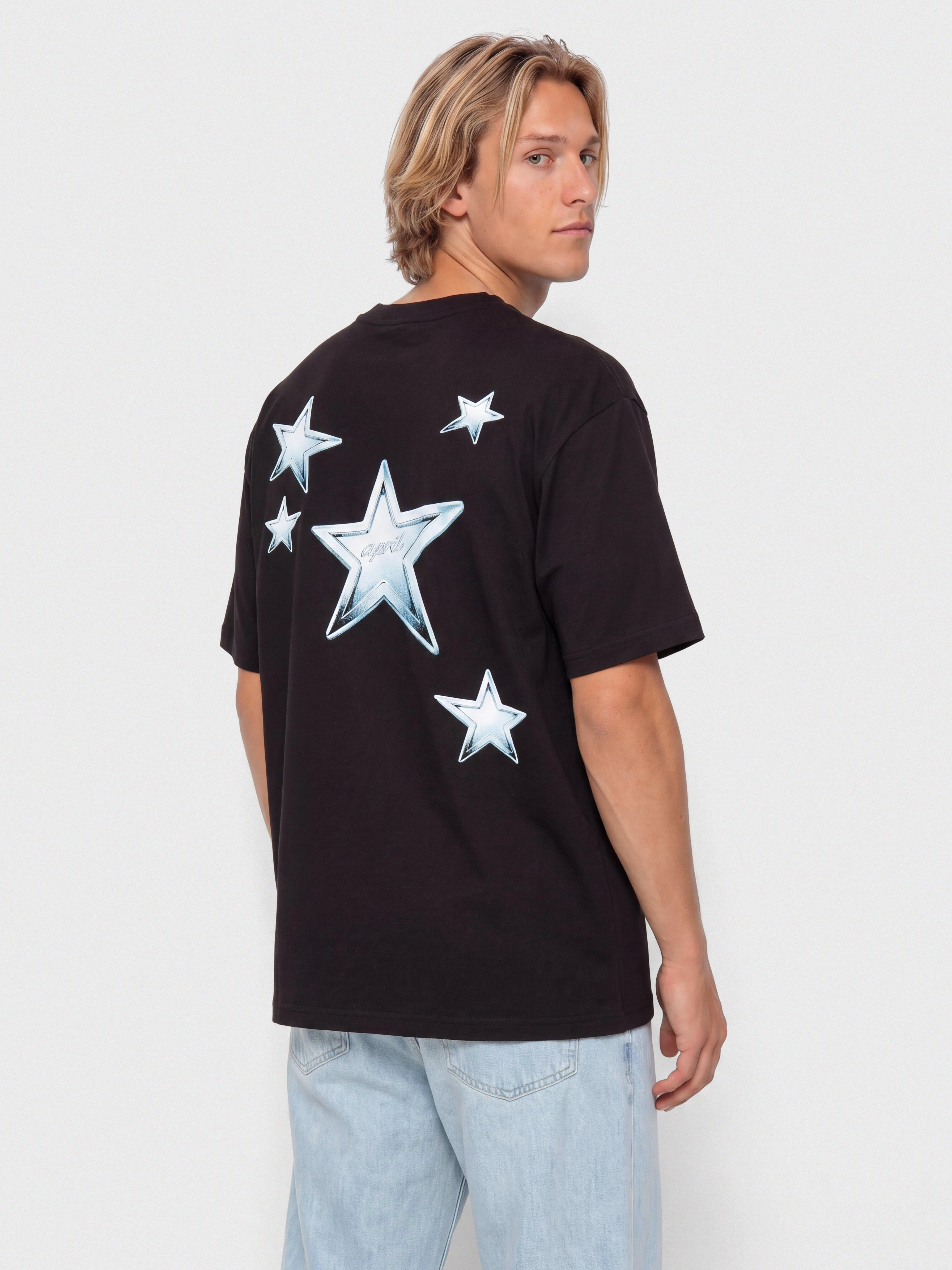 Tričko April Skateboards Stars