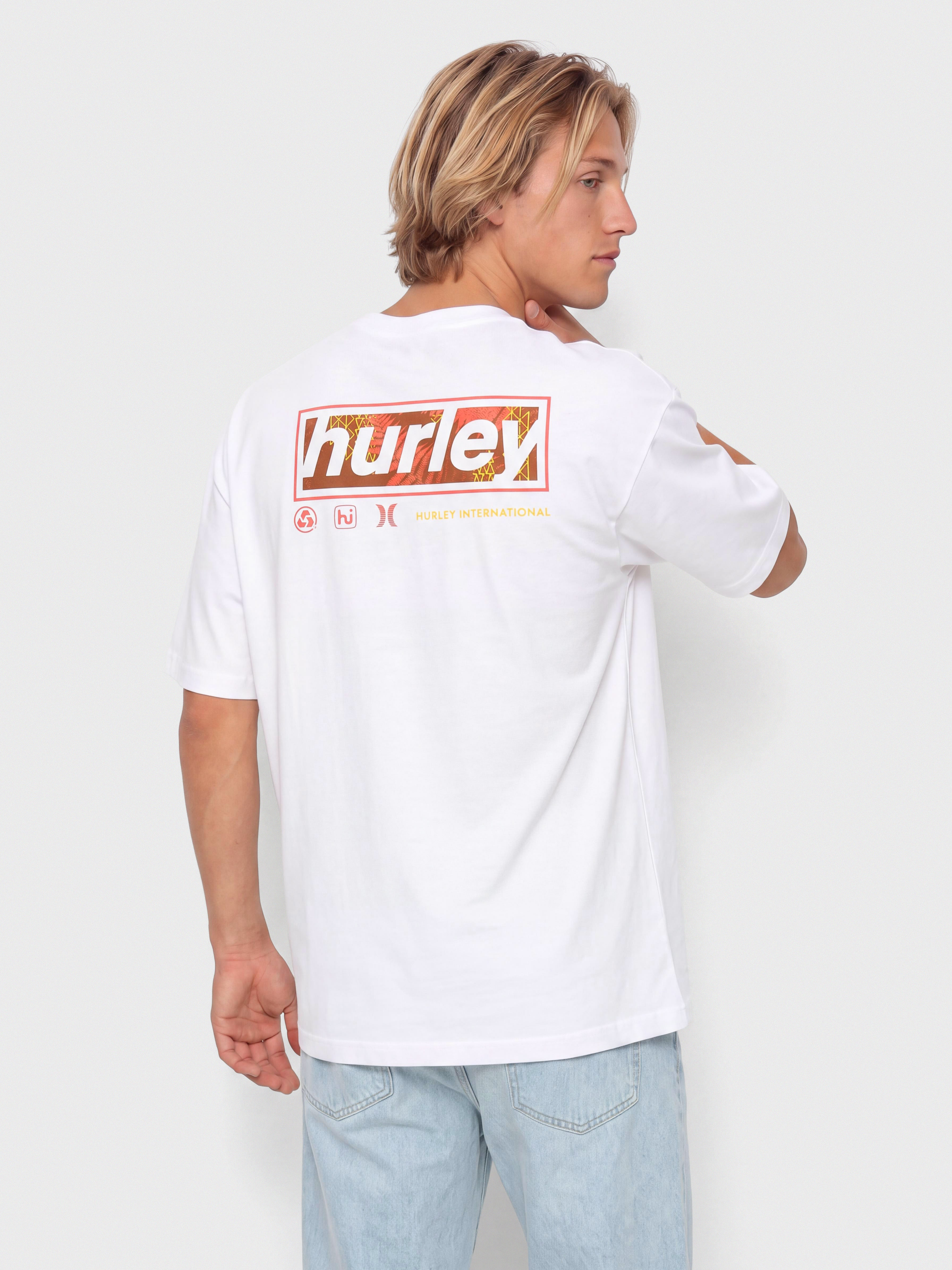 Tričko Hurley Throwback Fill (white)