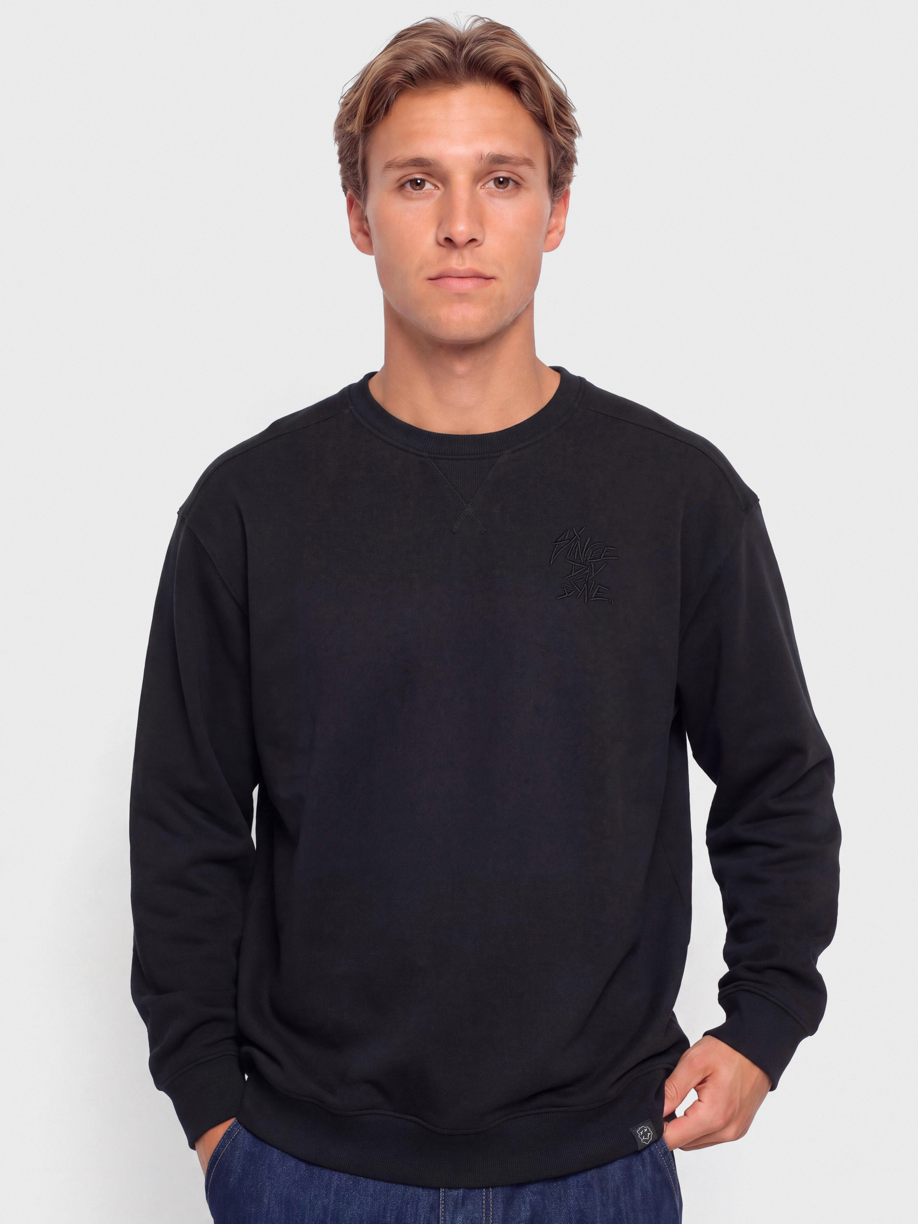 Mikina Hurley Smile Crew (black)