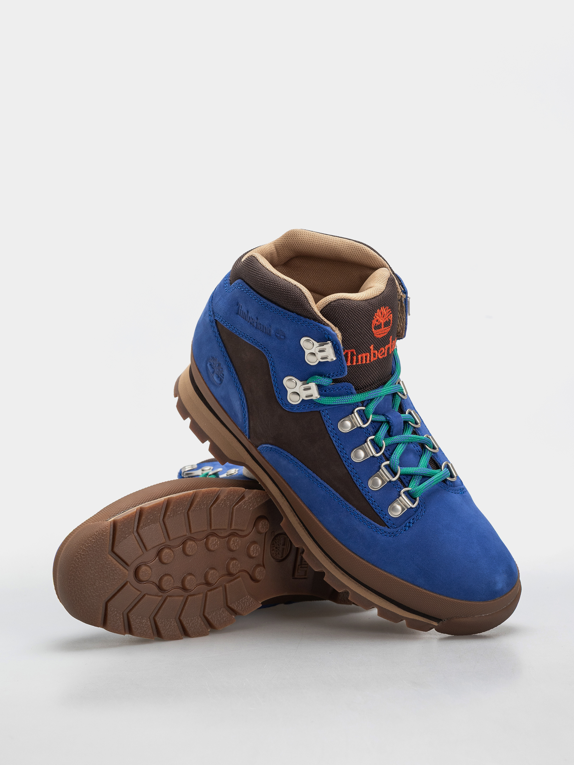 Zimné topánky Timberland Euro Hiker Mid (bright blue nubuck)
