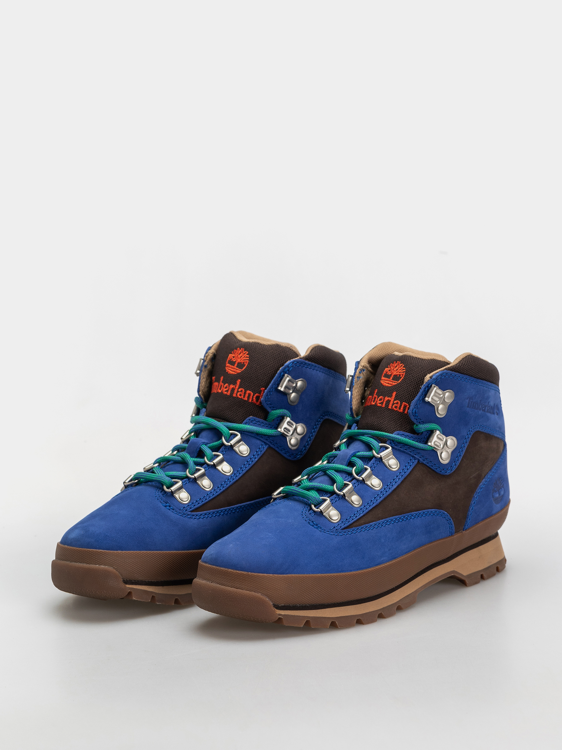 Zimné topánky Timberland Euro Hiker Mid (bright blue nubuck)