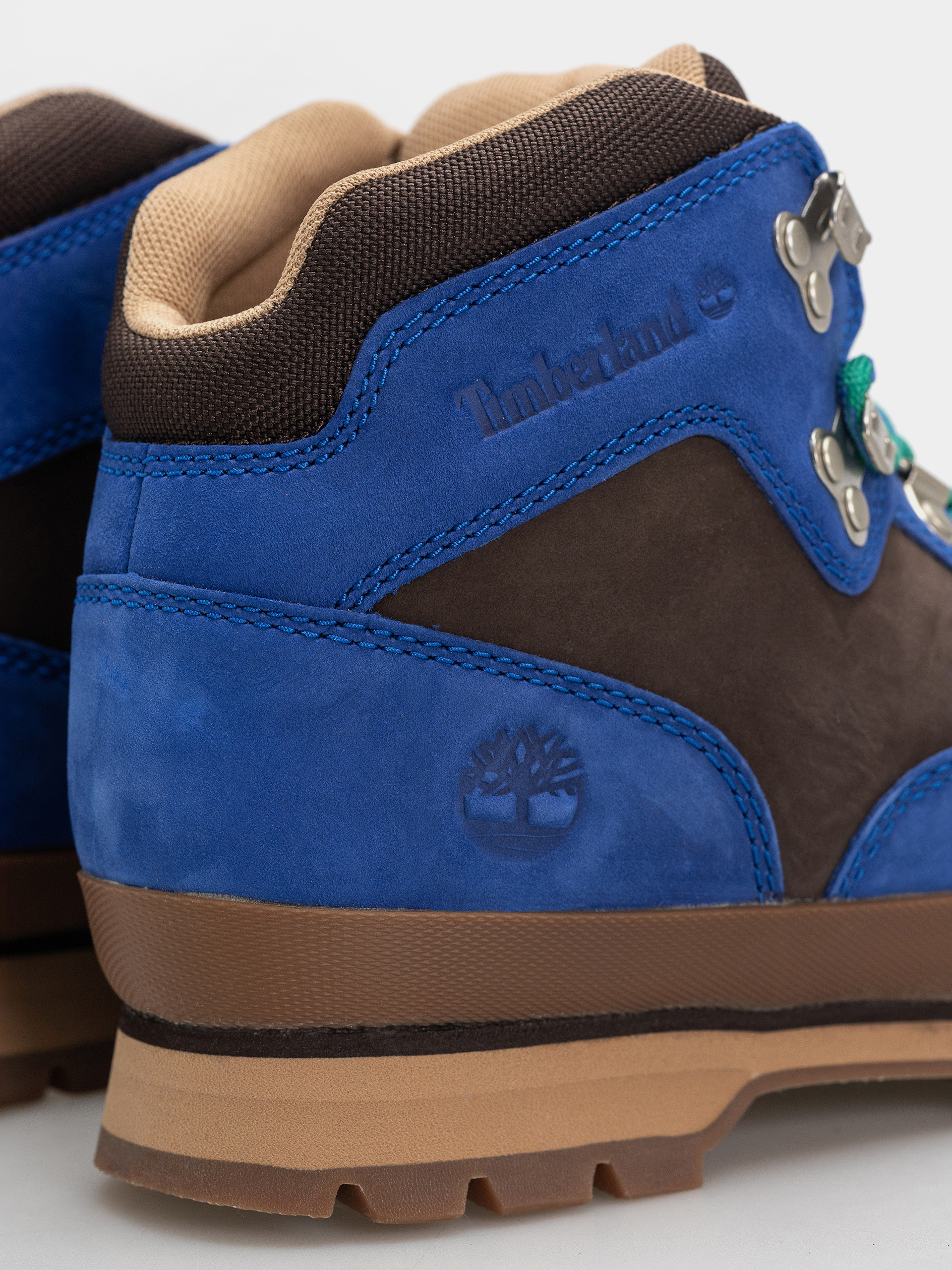 Zimné topánky Timberland Euro Hiker Mid (bright blue nubuck)