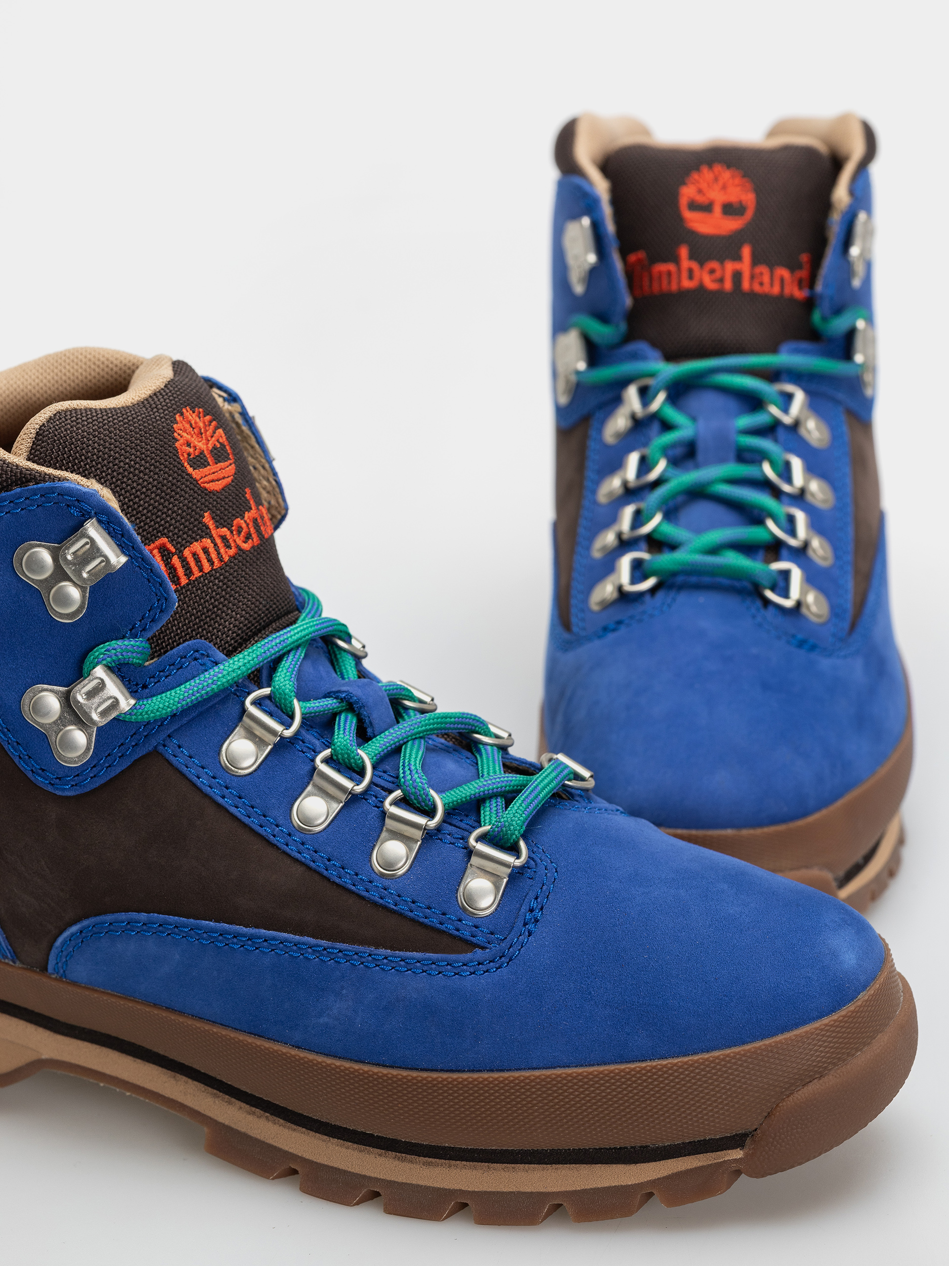 Zimné topánky Timberland Euro Hiker Mid (bright blue nubuck)