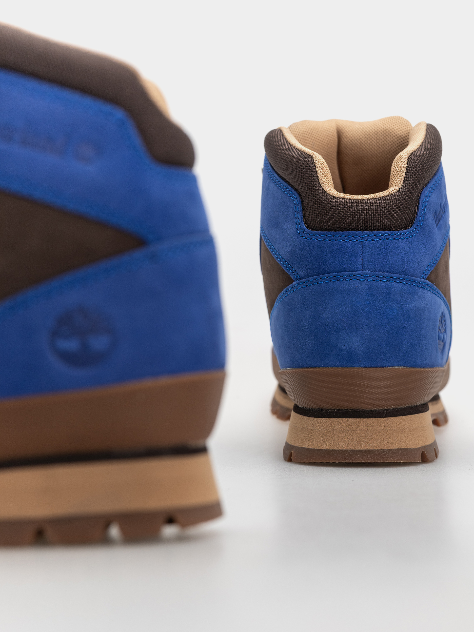 Zimné topánky Timberland Euro Hiker Mid (bright blue nubuck)