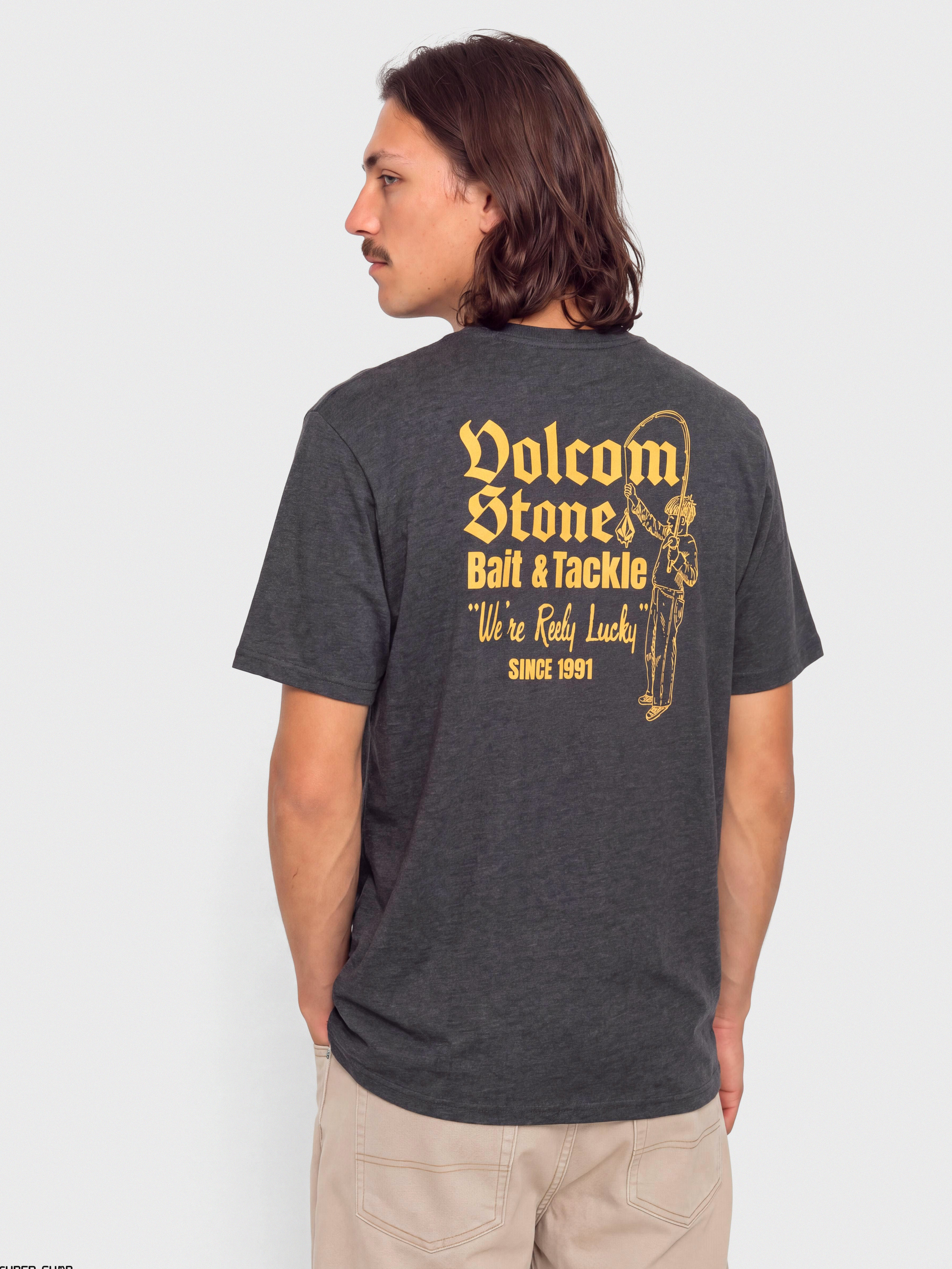 Tričko Volcom Reely Lucky Hth (heather black)