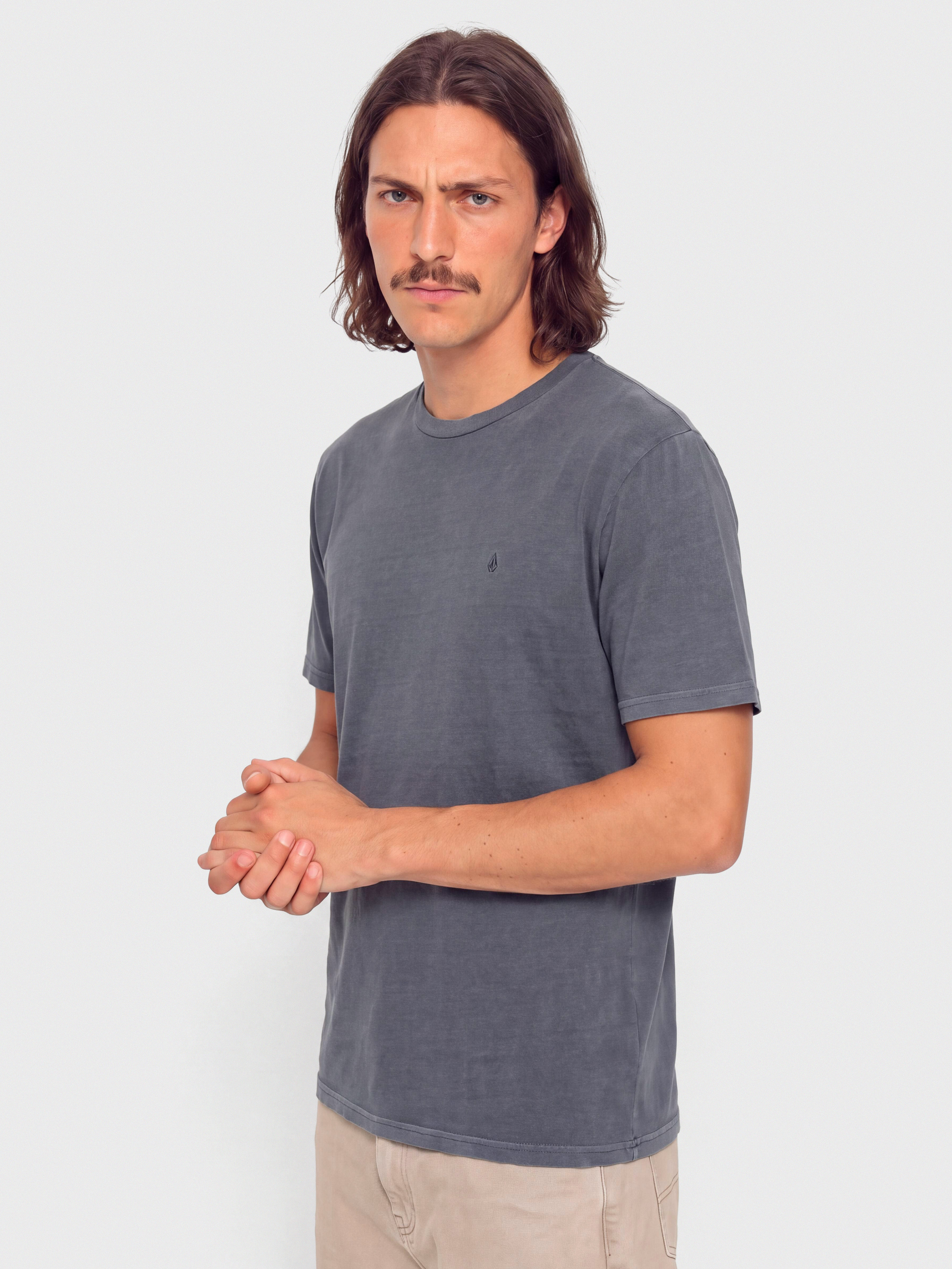 Tričko Volcom Solid Stone Emb (storm blue)