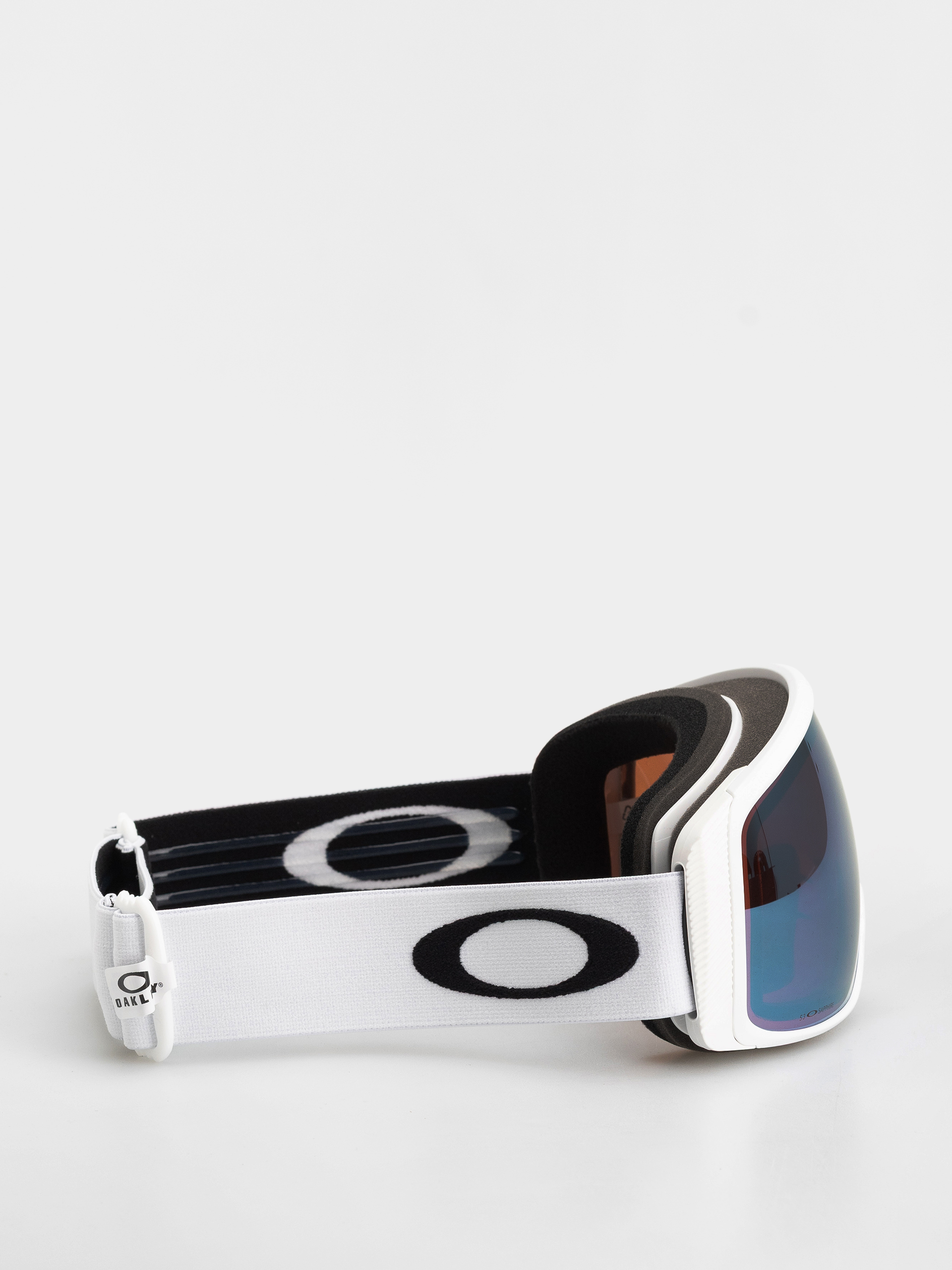 Snowboardové okuliare Oakley Flight Tracker M (matte white/prizm snow sapphire irid)