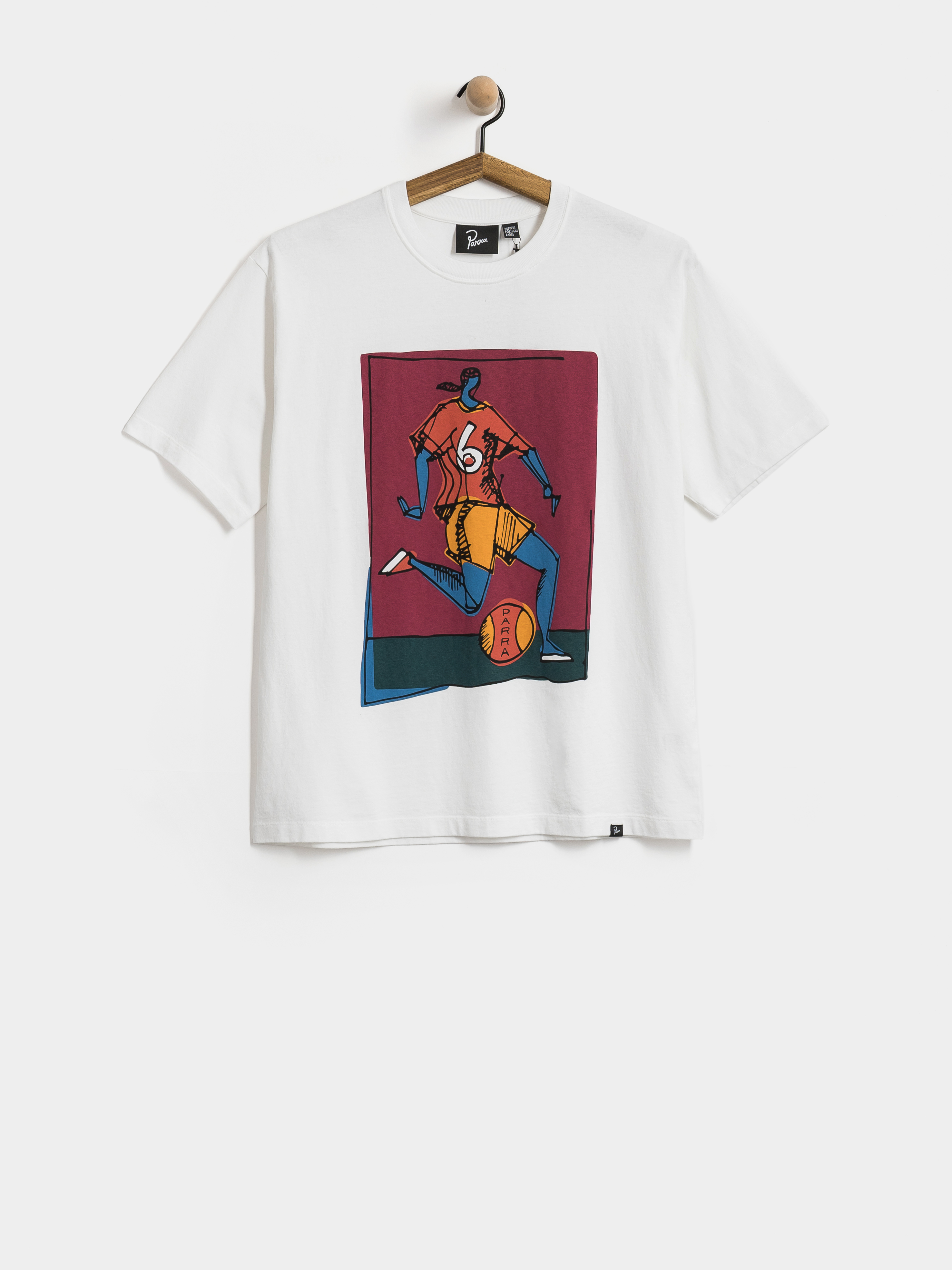 Tričko by Parra Kicked Around (white)