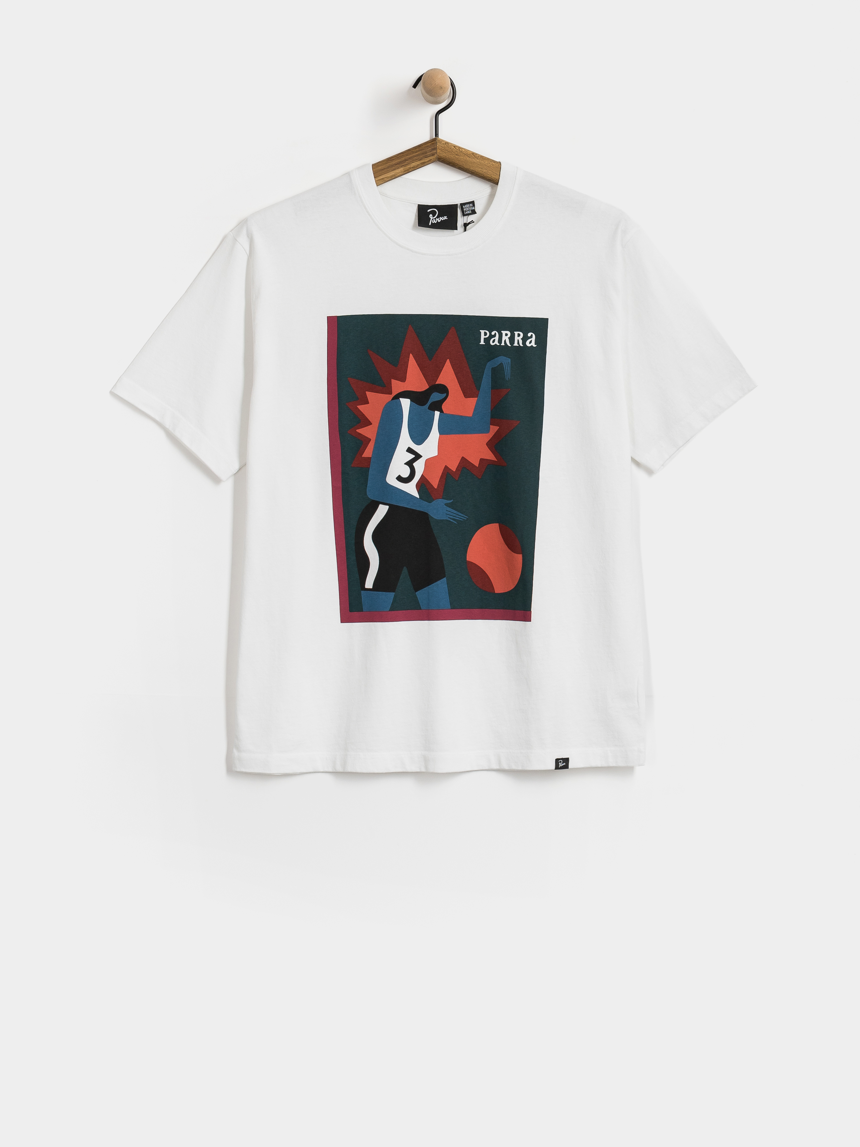 Tričko by Parra Baseketball (white)