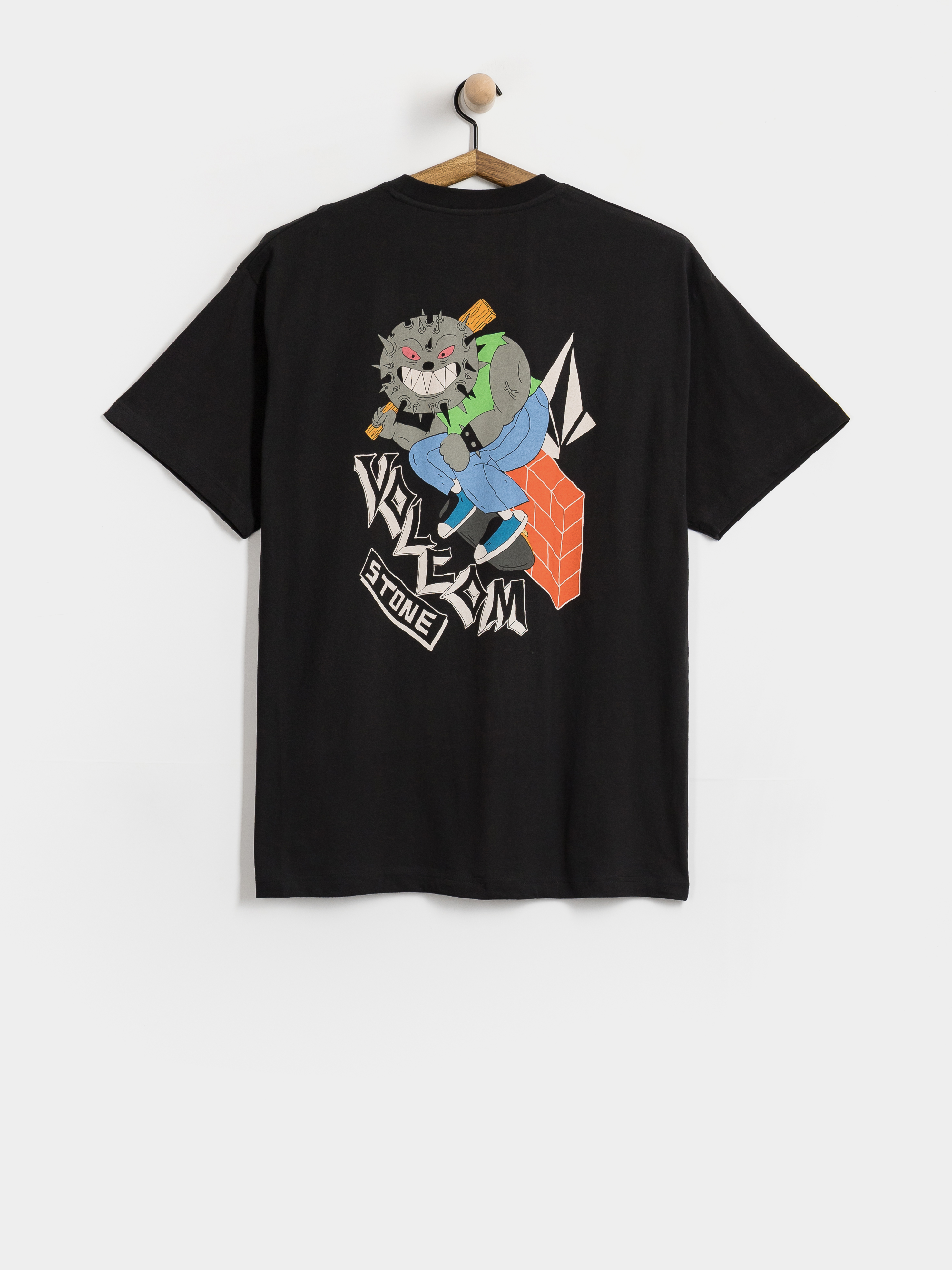 Tričko Volcom Sk8 Break Lse (black)