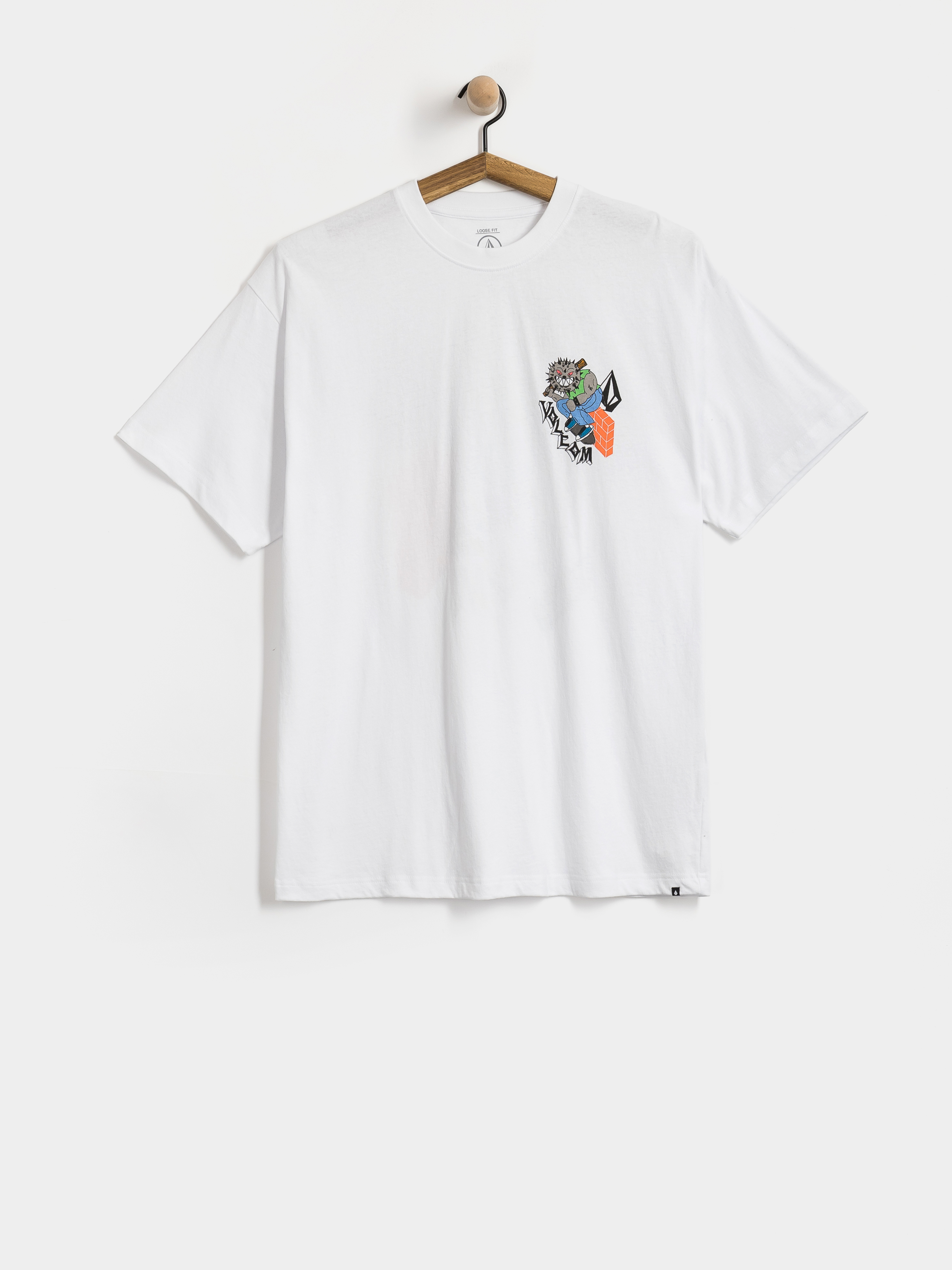 Tričko Volcom Sk8 Break Lse (white)