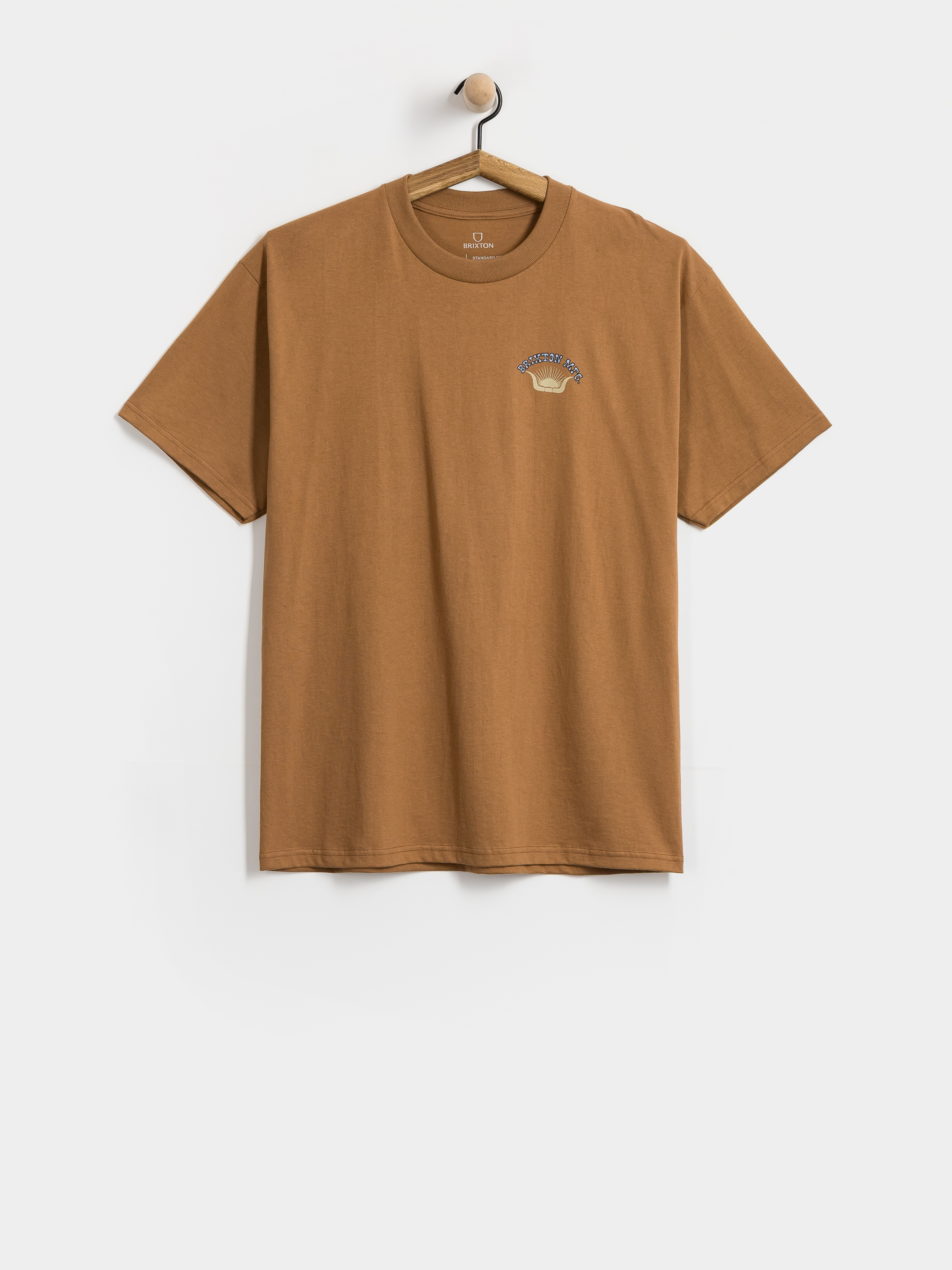 Tričko Brixton Stirrup Stnd (brown sugar)