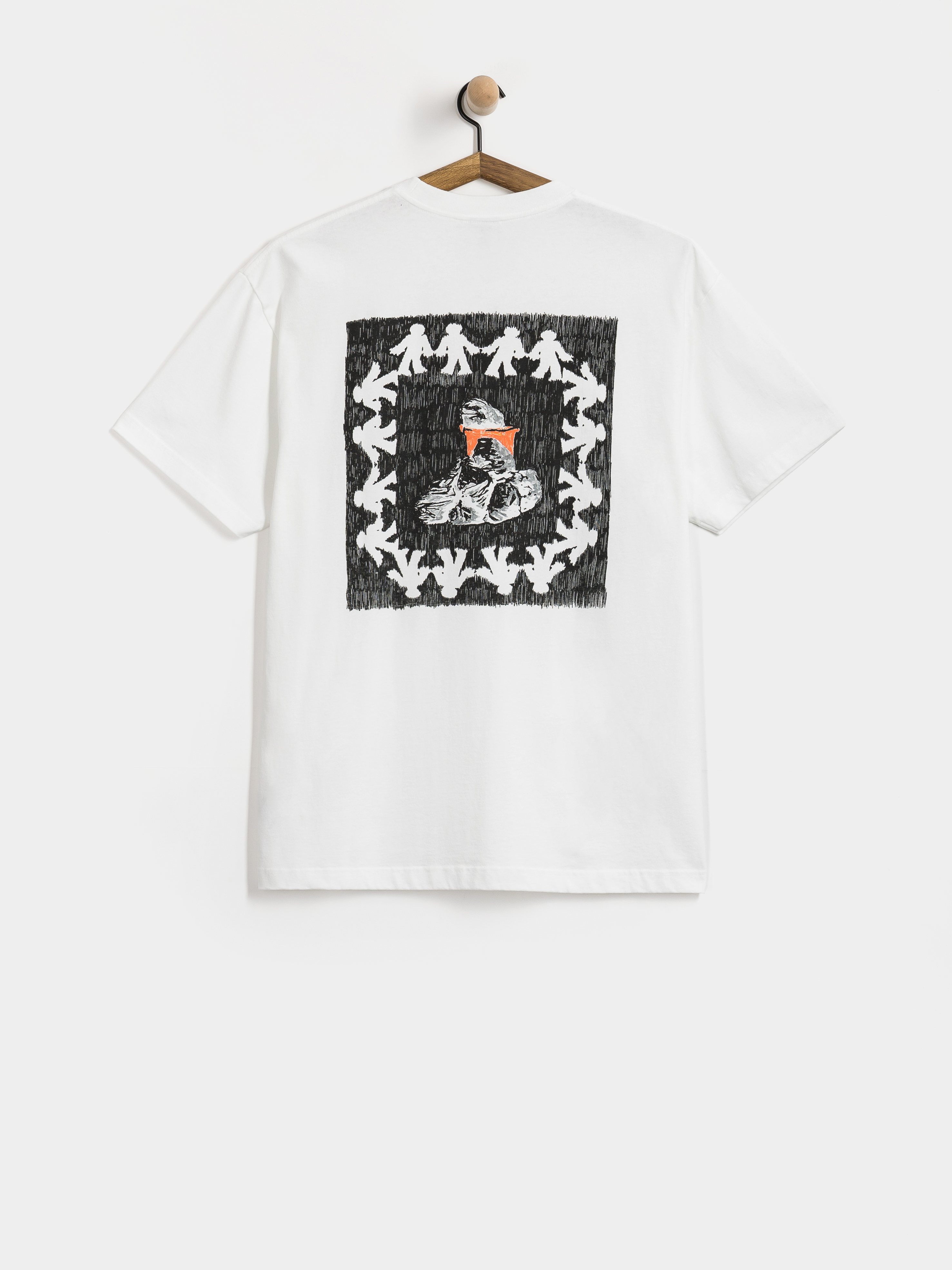 Tričko Polar Skate Trash Rite (white)