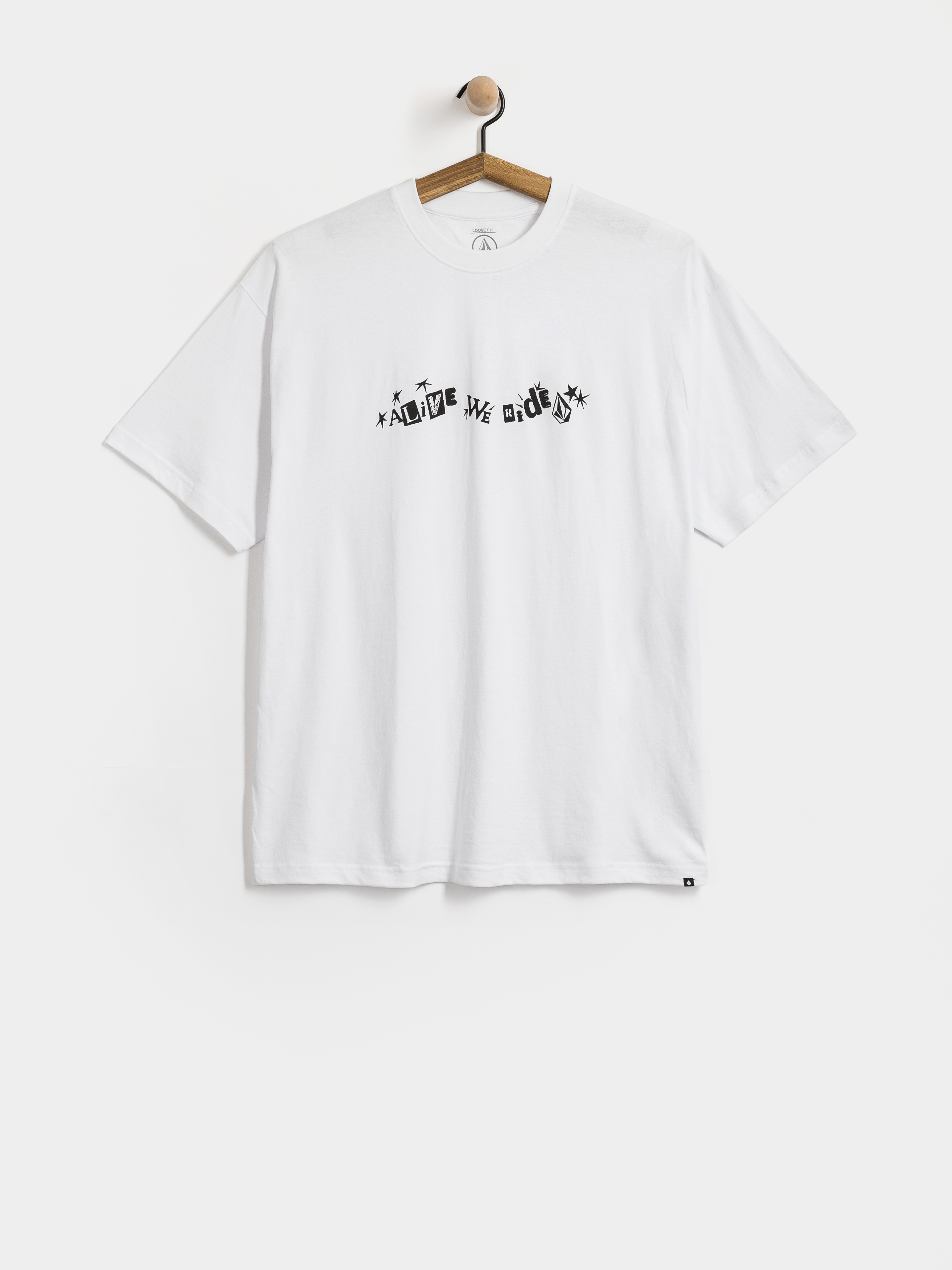 Tričko Volcom Alive We Ride Lse (white)