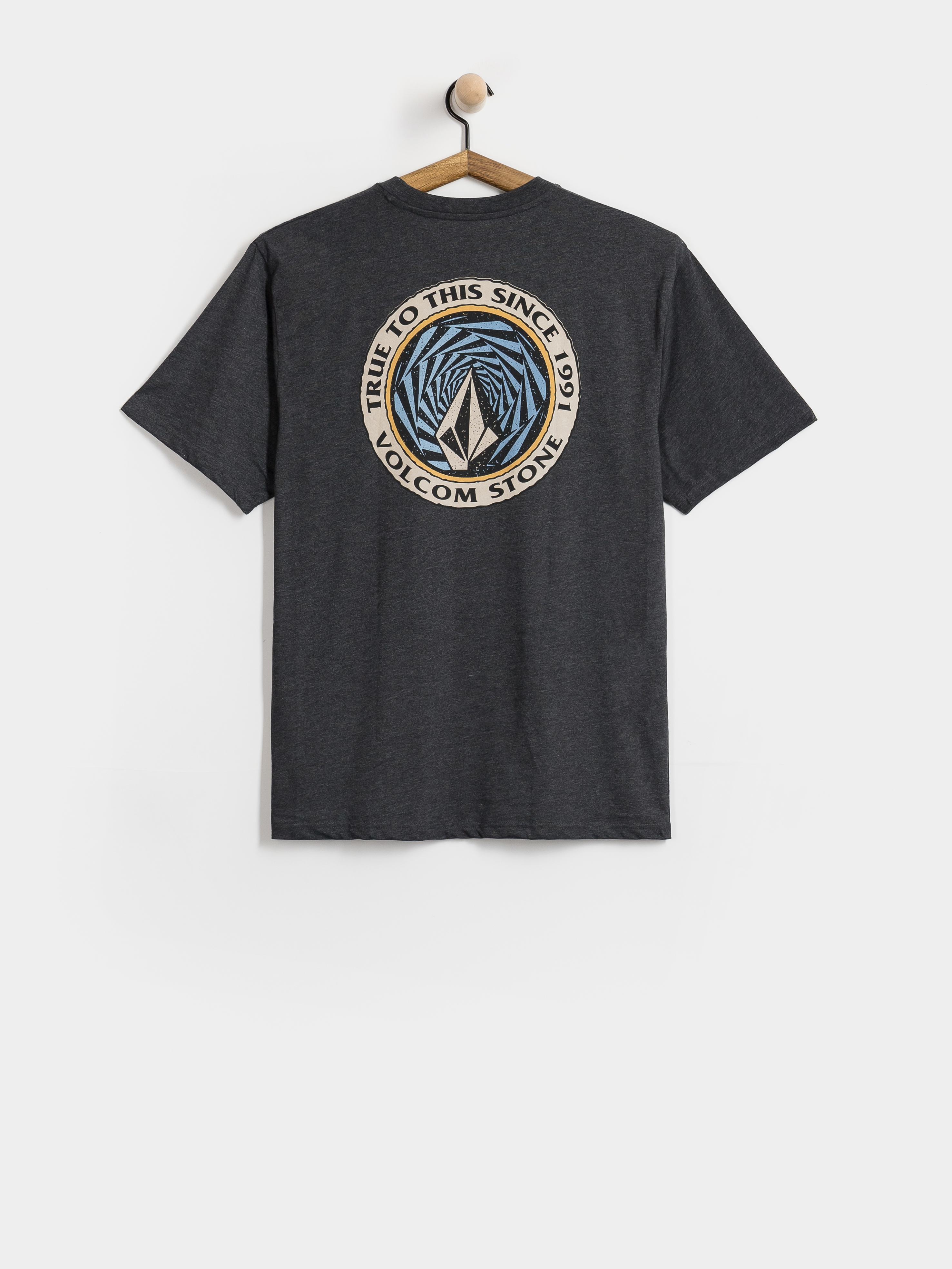 Tričko Volcom Ringstone Hth (heather black)