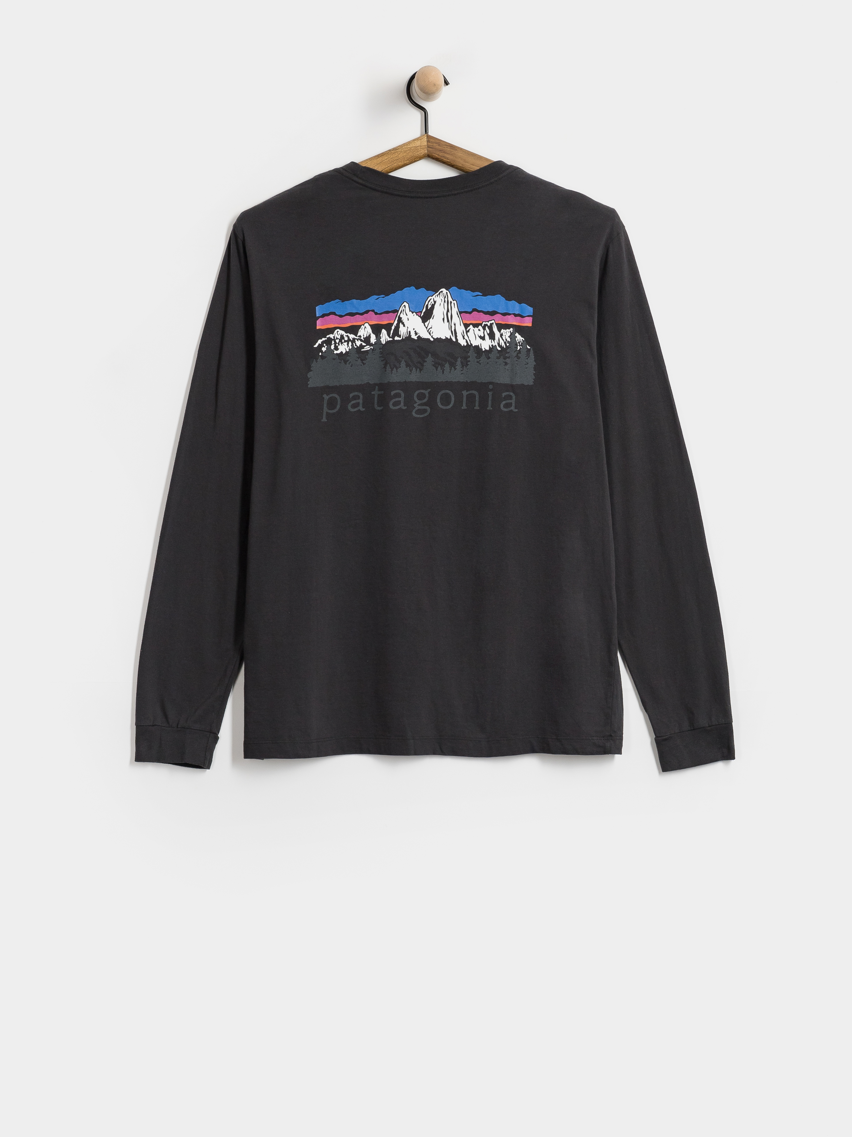 Triko Patagonia Fitz Roy Foothills (ink black)