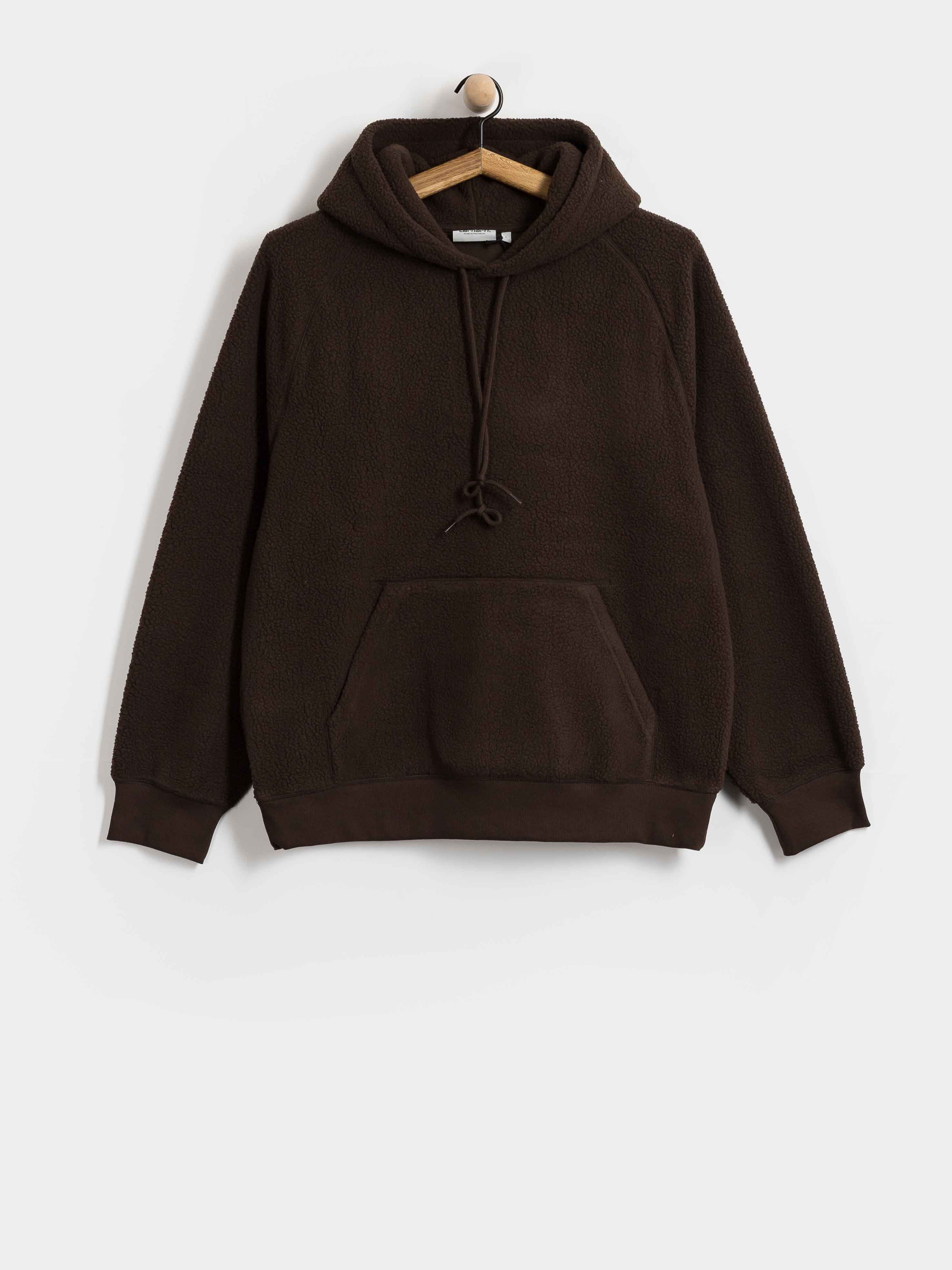 Flu00edsovu00e1 mikina Carhartt WIP Hooded Limn C (tobacco)