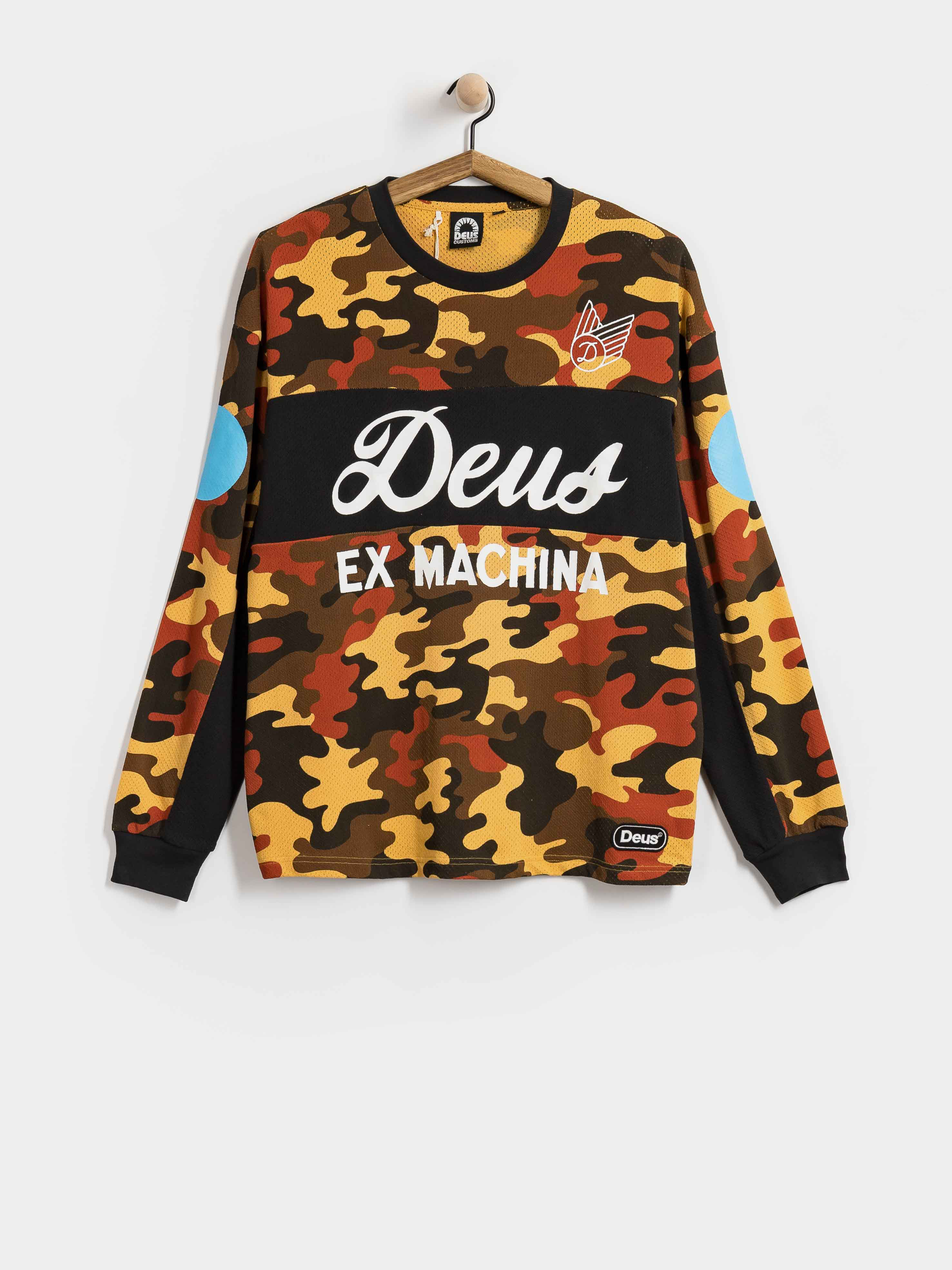 Triko Deus Ex Machina Ombre Moto Jersey (rust camo)