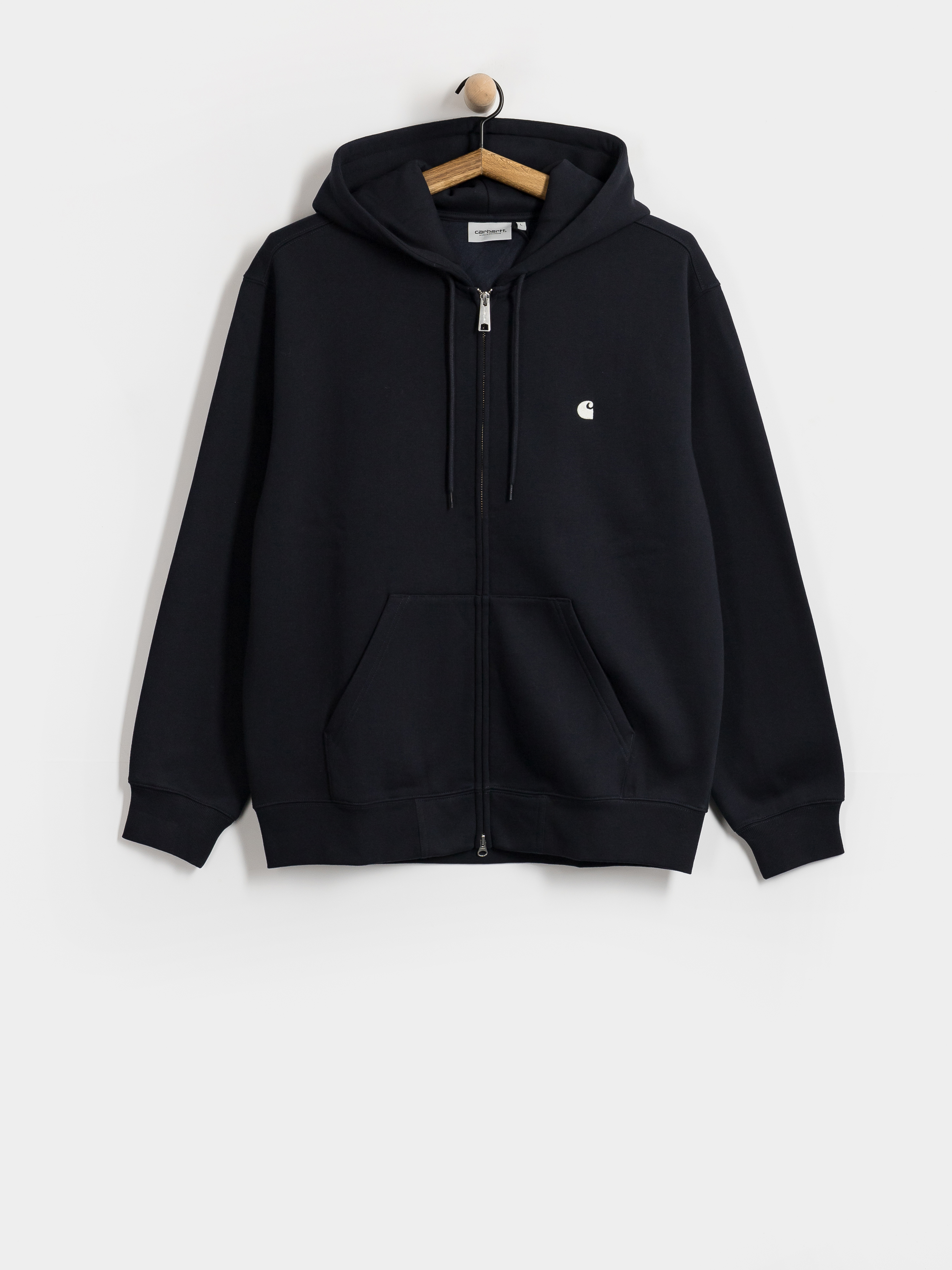 Mikina s kapucňou Carhartt WIP Mack ZHD (dark navy/wax)