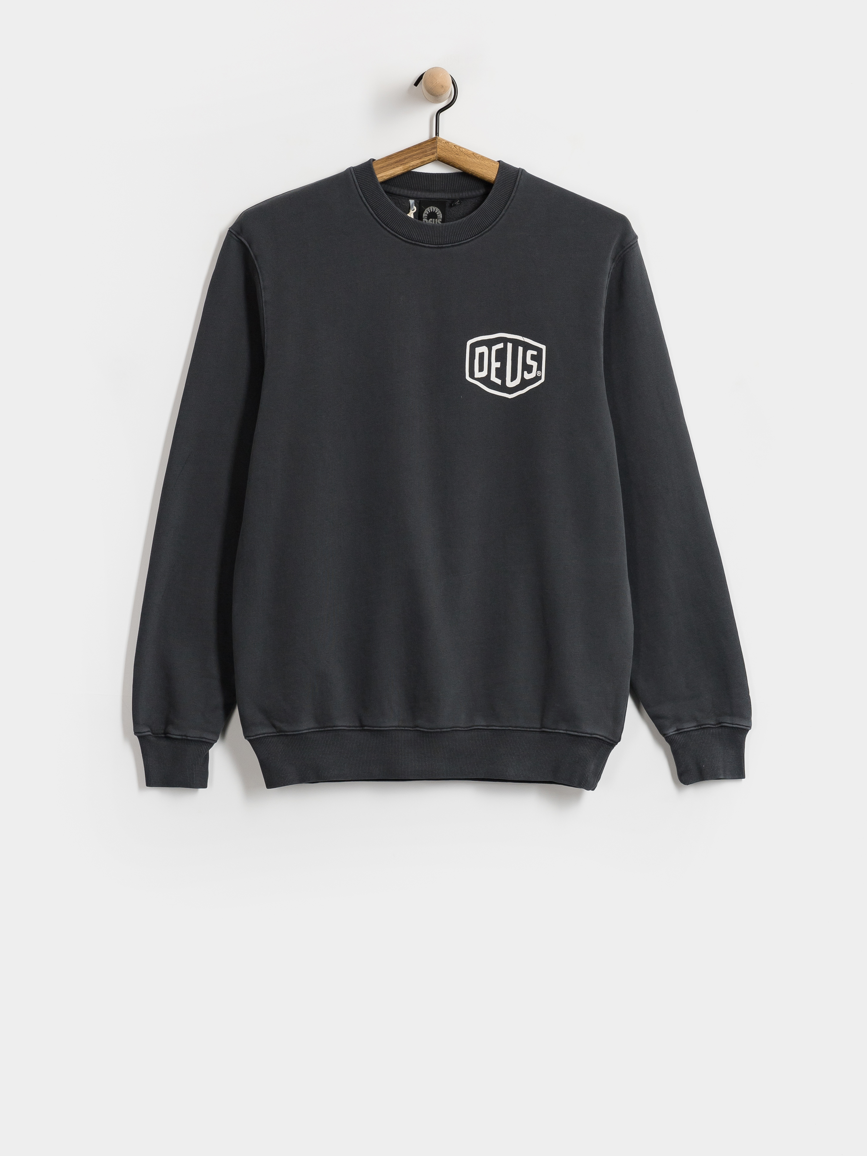 Mikina Deus Ex Machina Shield Gd Crew (black)
