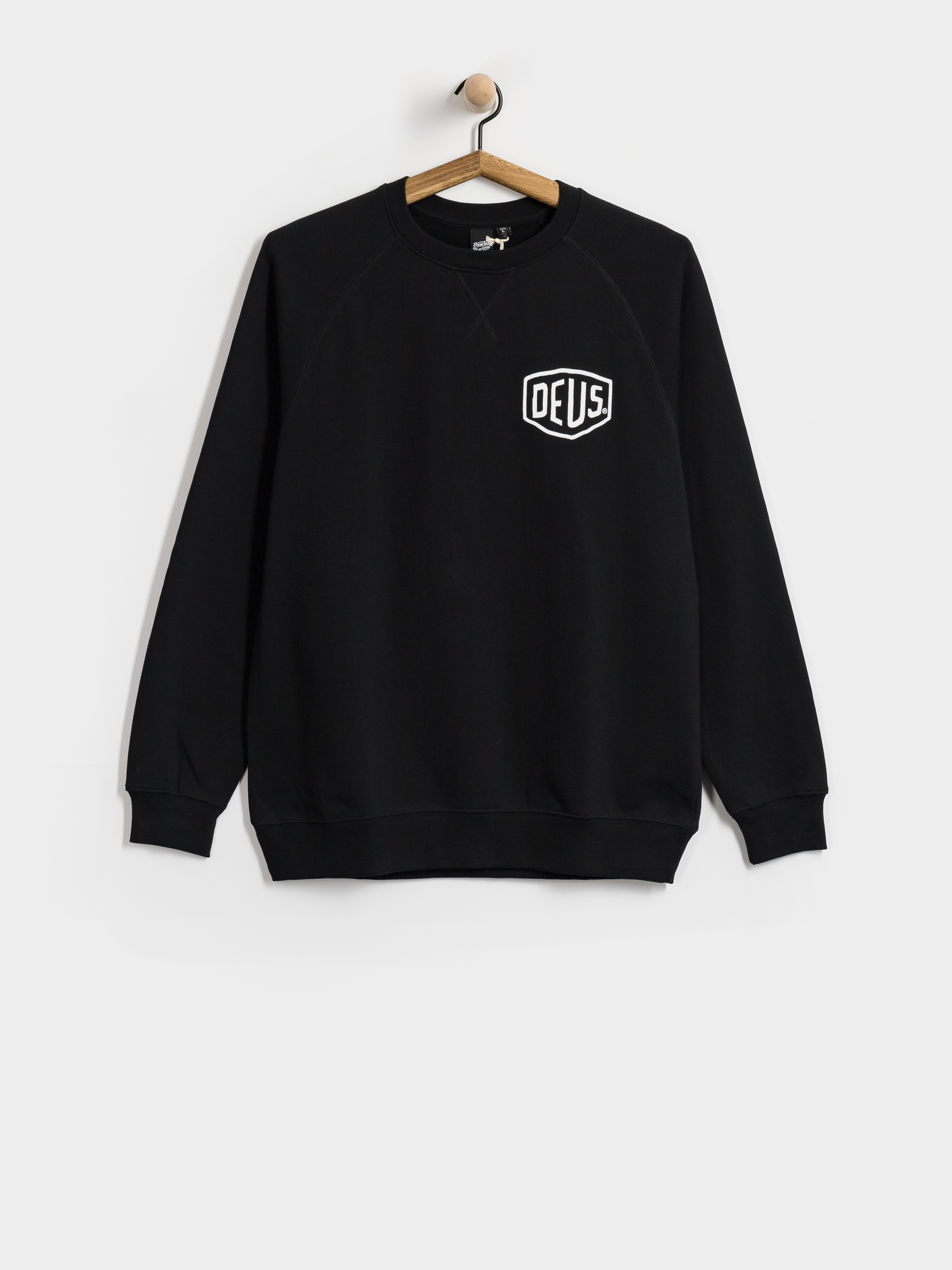Mikina Deus Ex Machina Harajuku Address Crew (black)