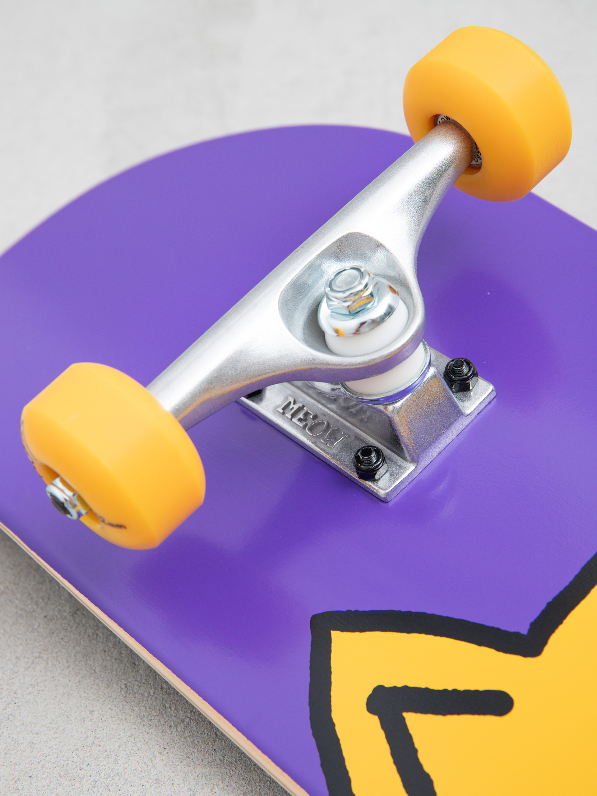 Skateboard Meow Skateboards Big Cat (purple)