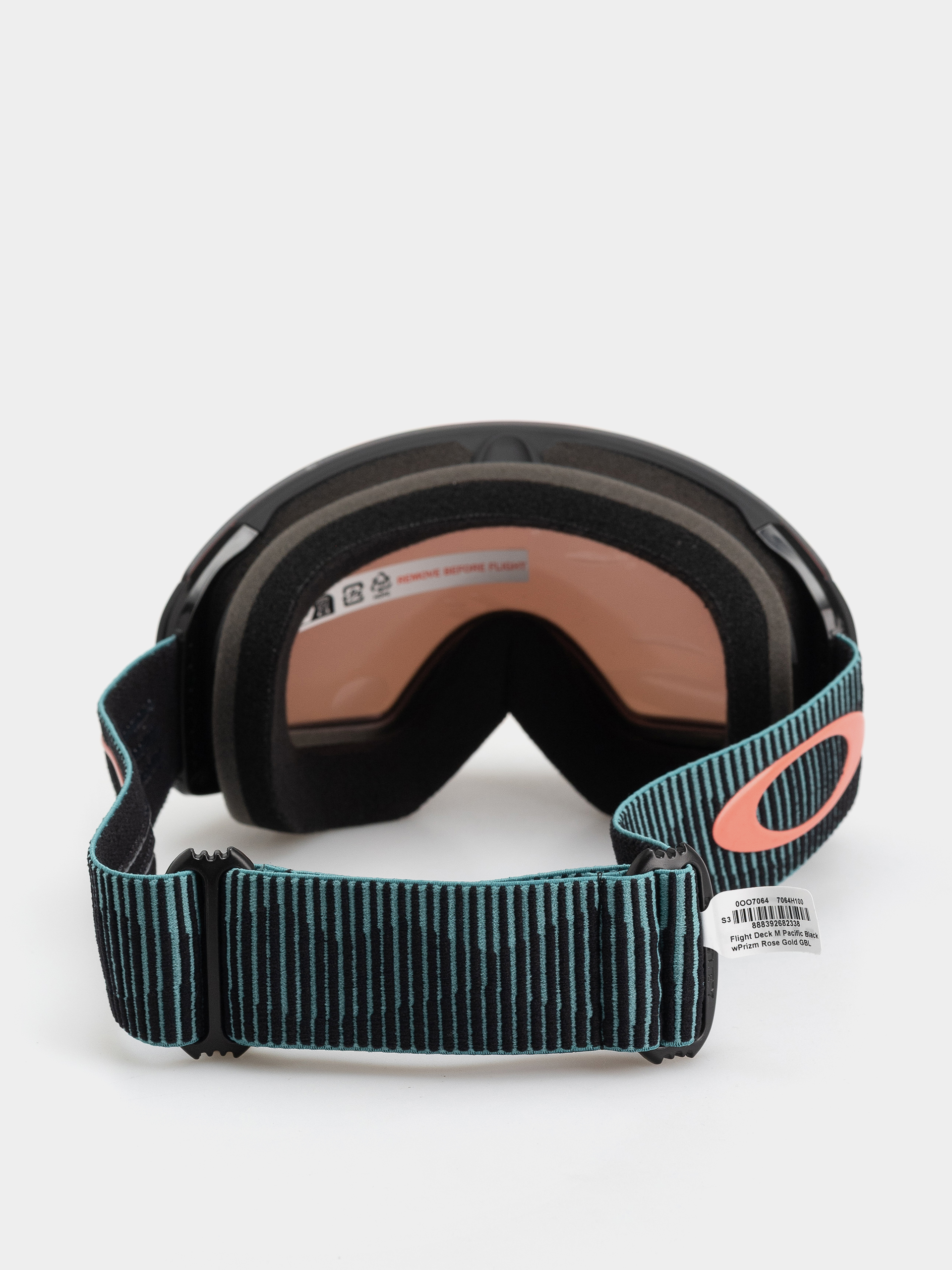 Snowboardové okuliare Oakley Flight Deck M (black/prizm snow rose gold iridium)