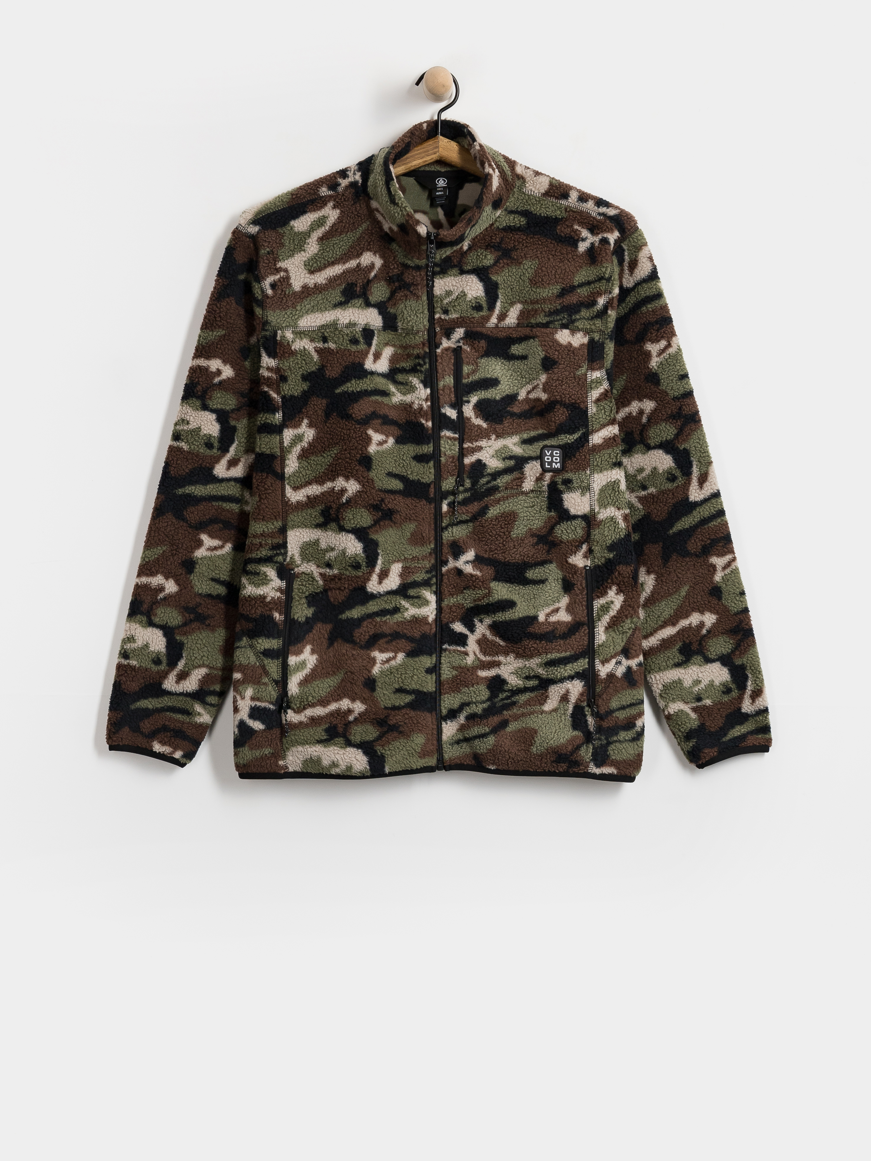 Mikina Volcom Nelson Sherpa Full Zip (camoflauge)
