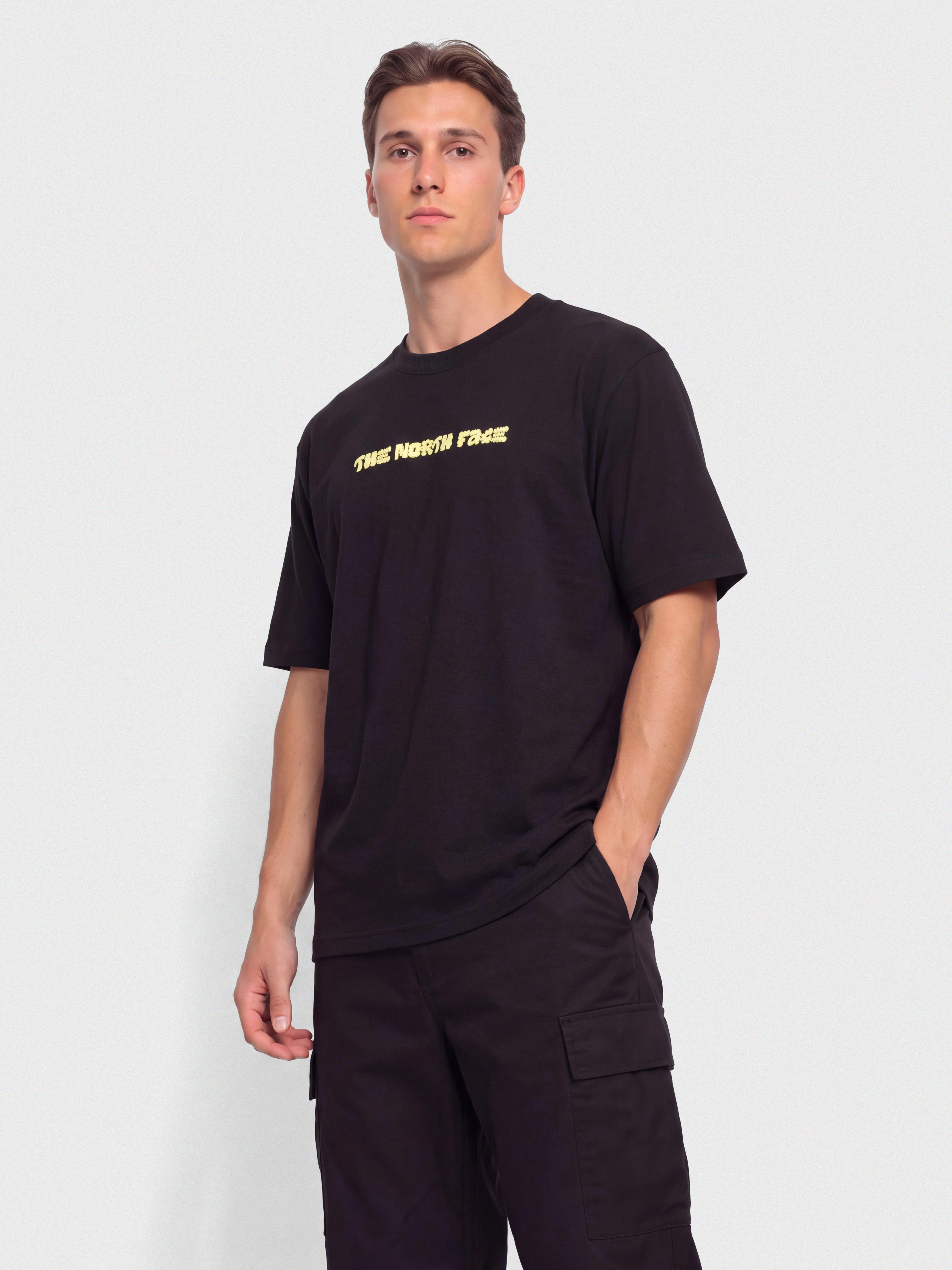 Tričko The North Face Logo Twist Relaxed (tnf black)