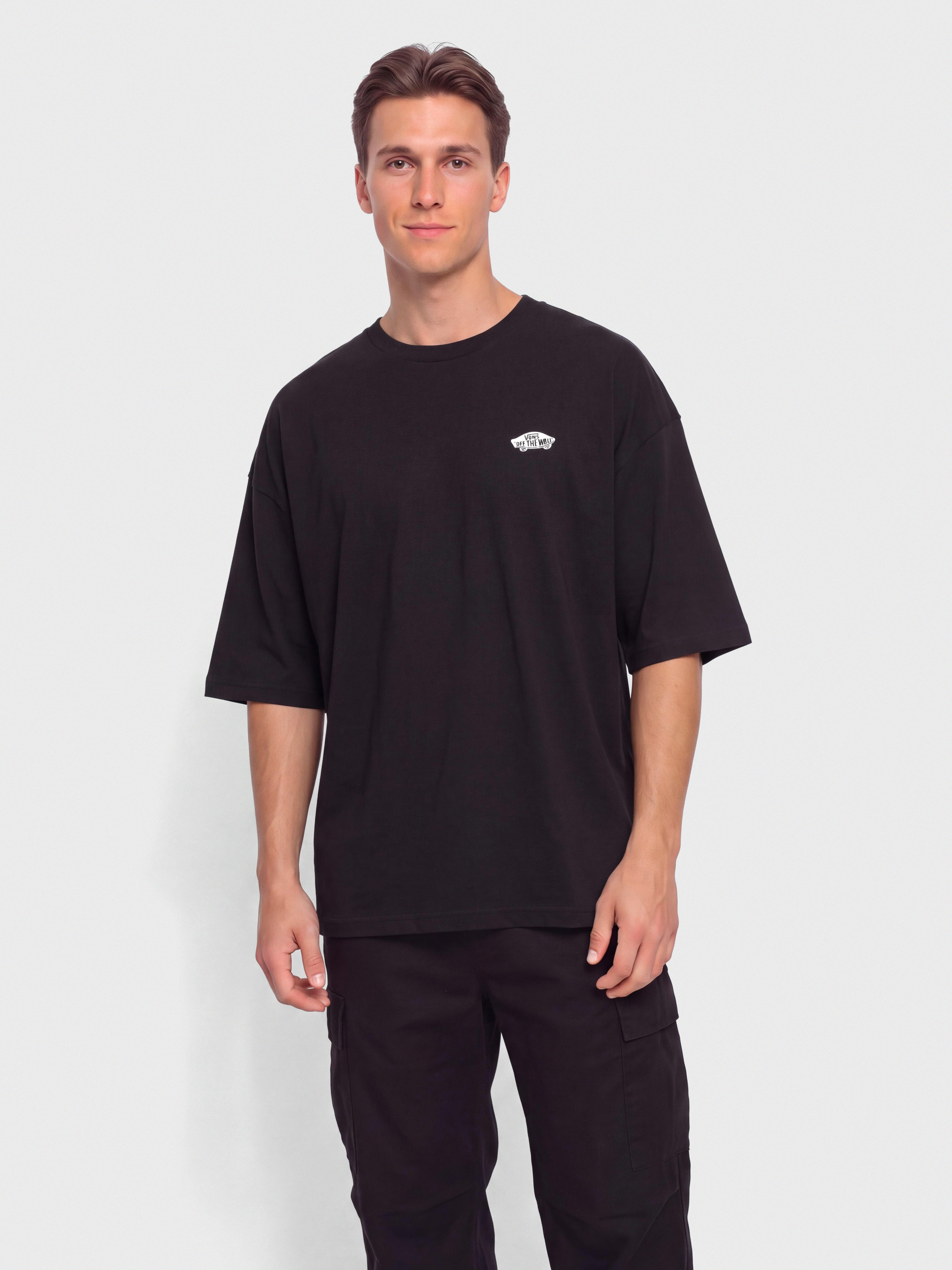 Tričko Vans Style 76 II Loose (black/white)