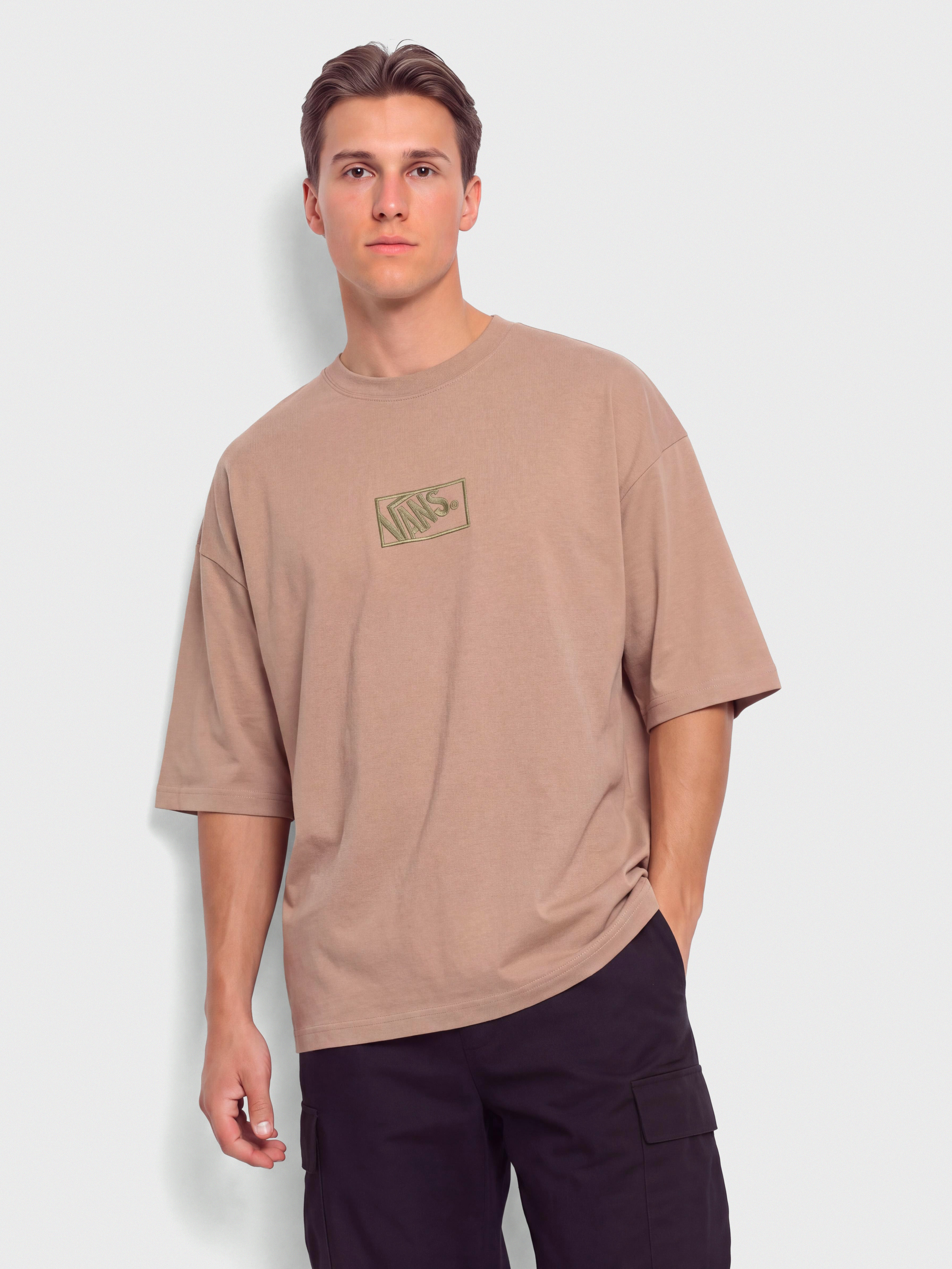 Tričko Vans Blocked Box Loose (warm taupe)