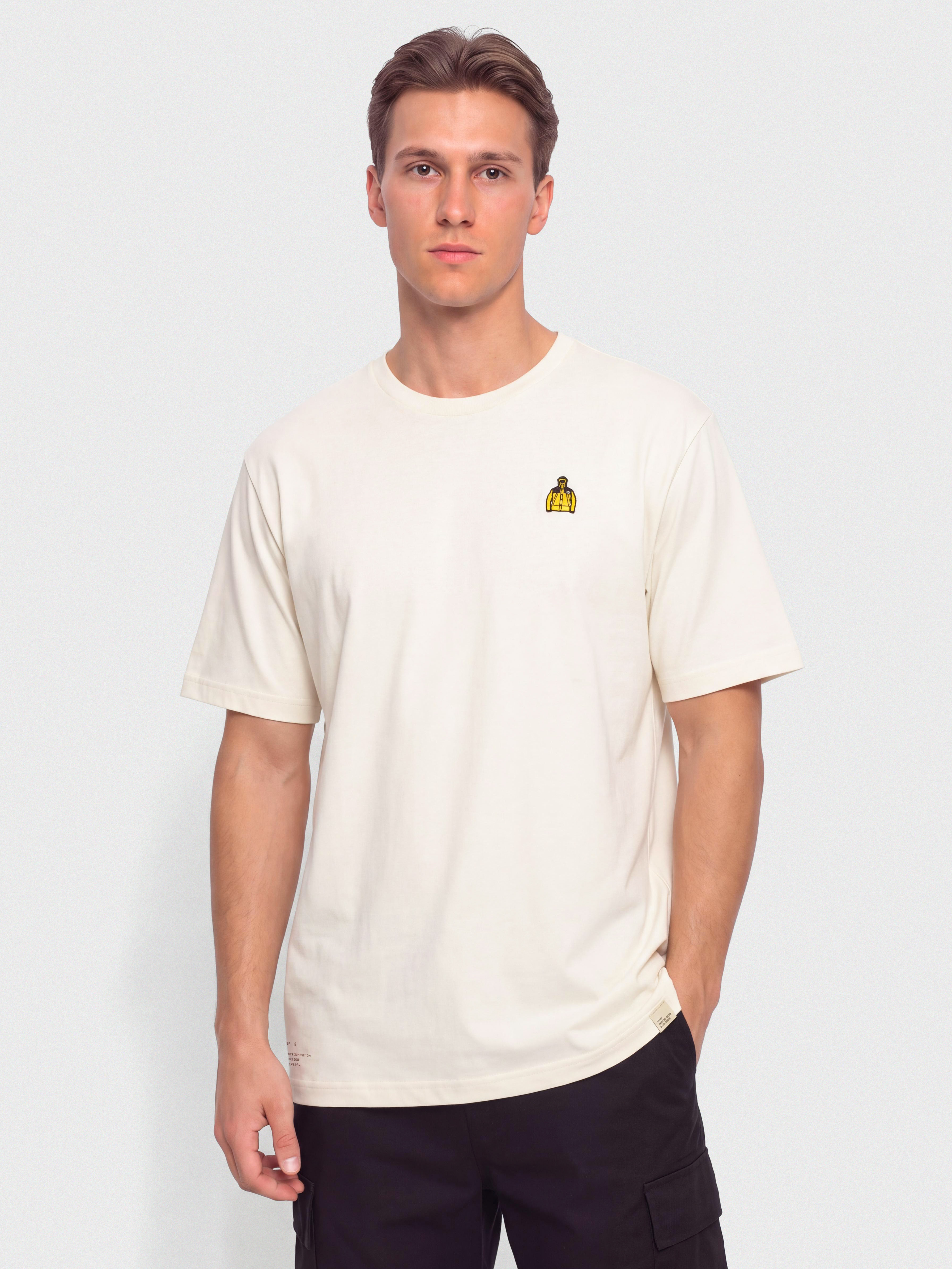 Tričko The North Face Icon Mountain Relaxed (white dune)