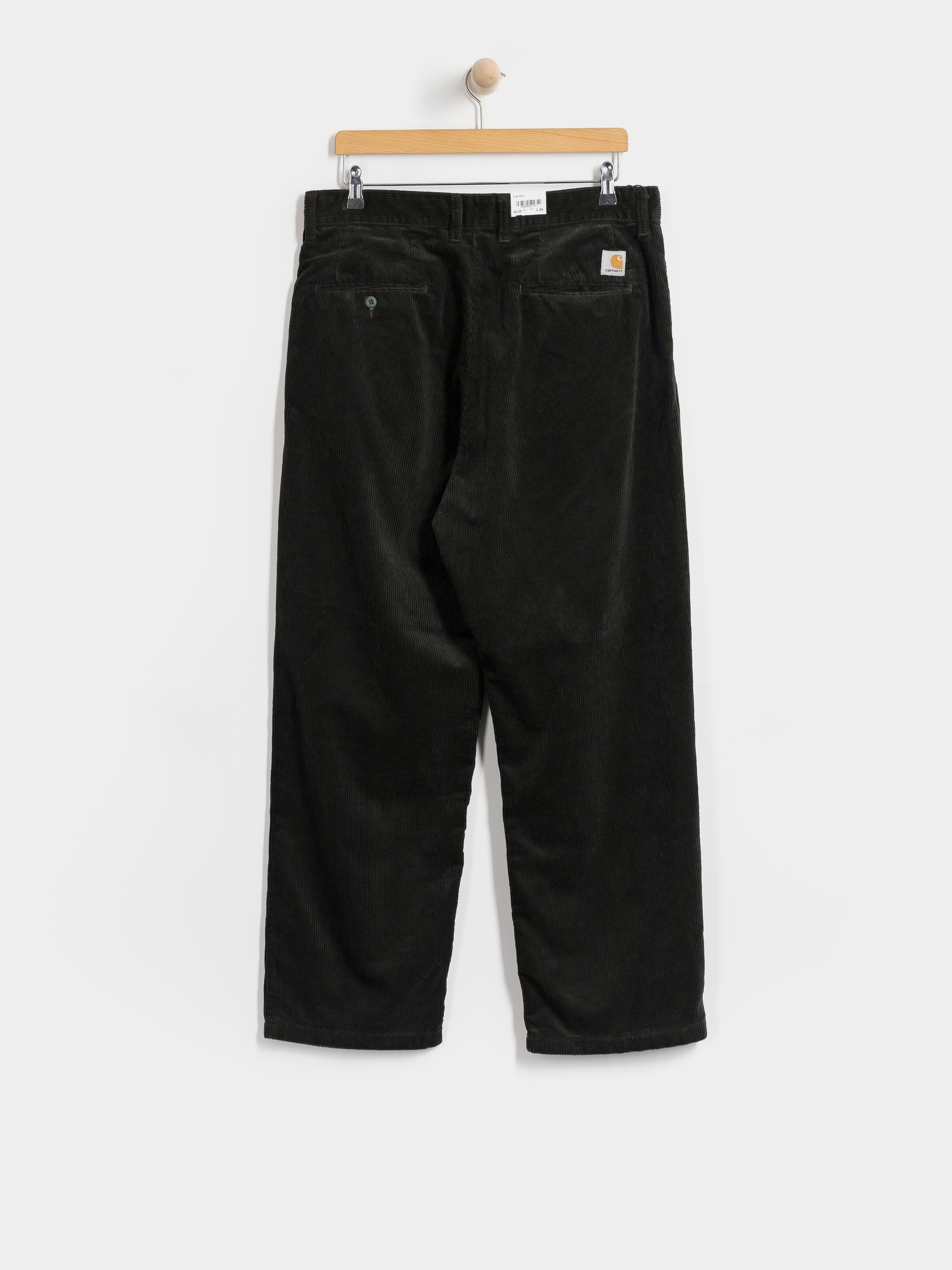 Nohavice Carhartt WIP Evan (raven/rinsed)