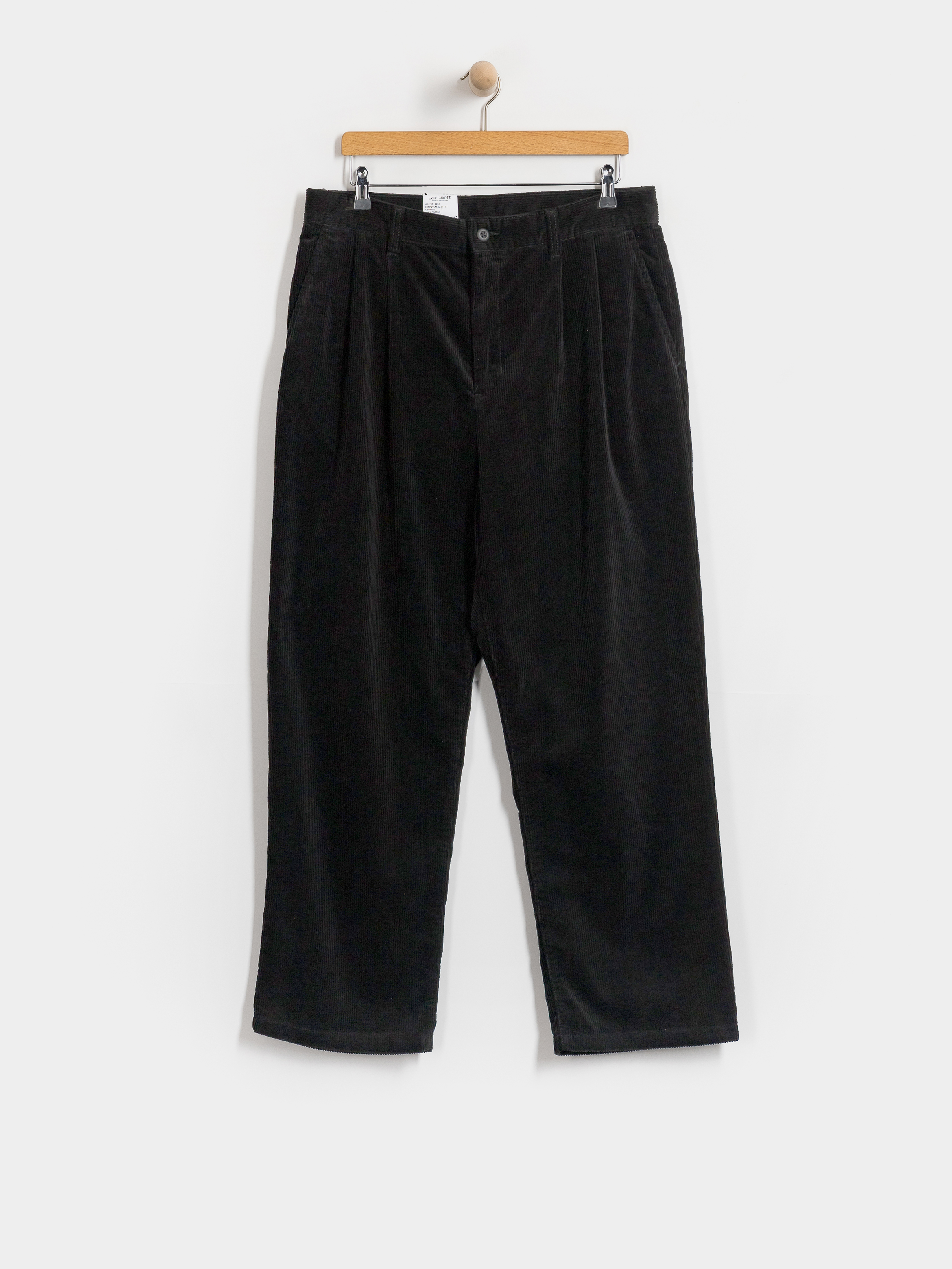 Nohavice Carhartt WIP Evan (black/rinsed)